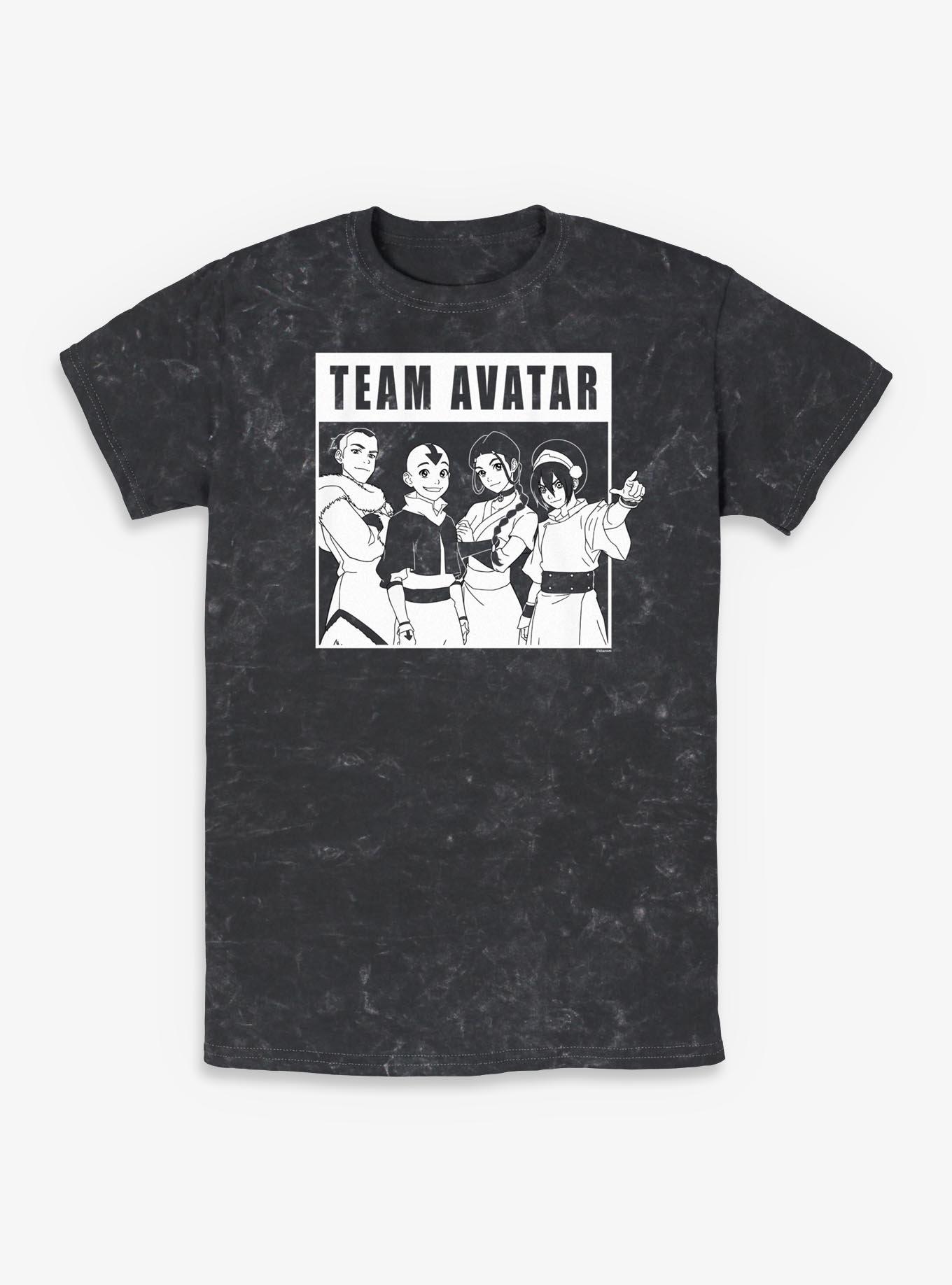 Avatar: The Last Airbender Avatar Squad Mineral Wash T-Shirt, , hi-res