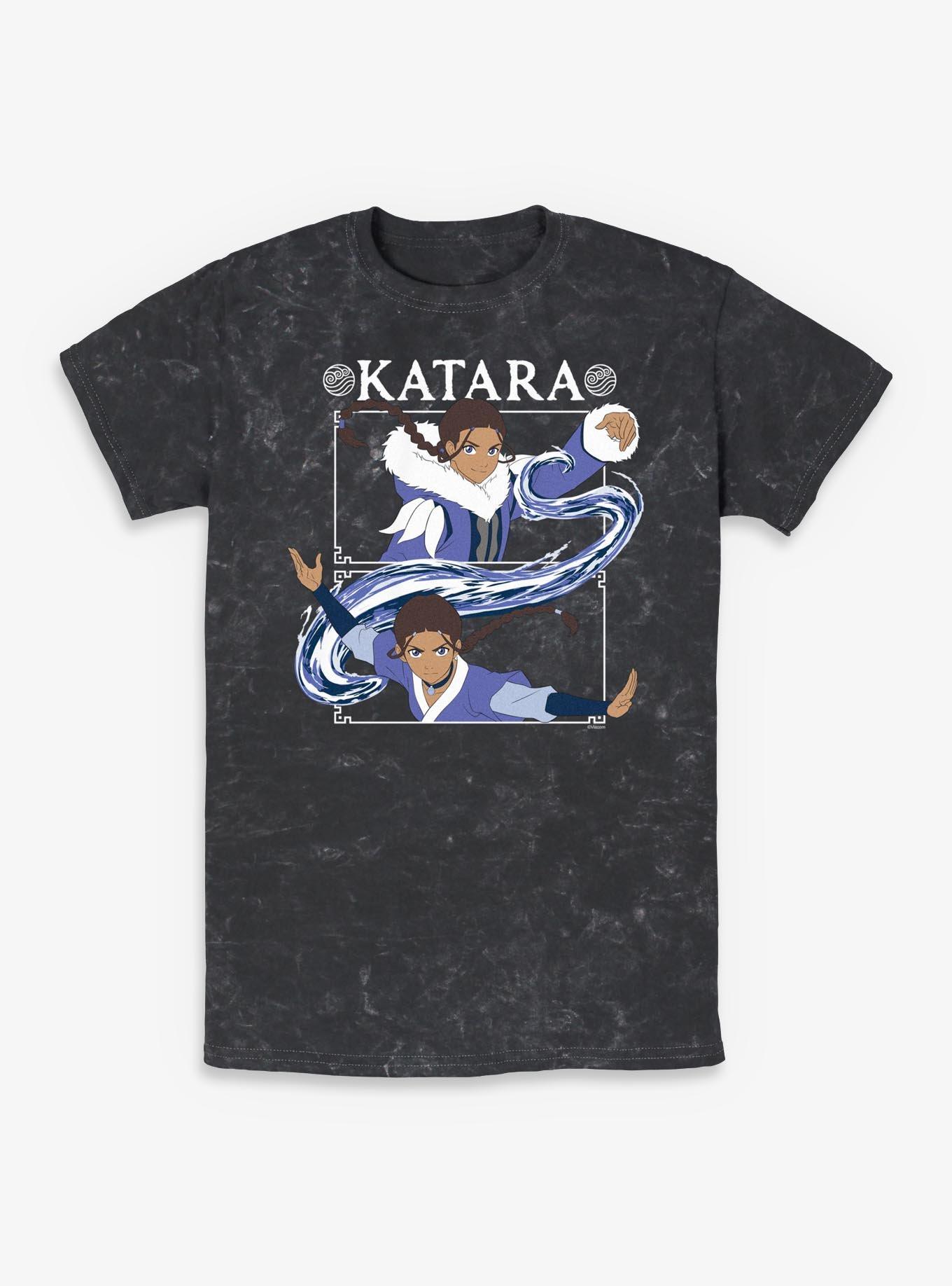 Avatar: The Last Airbender Avatar Katara Character Focus Mineral Wash T-Shirt, , hi-res