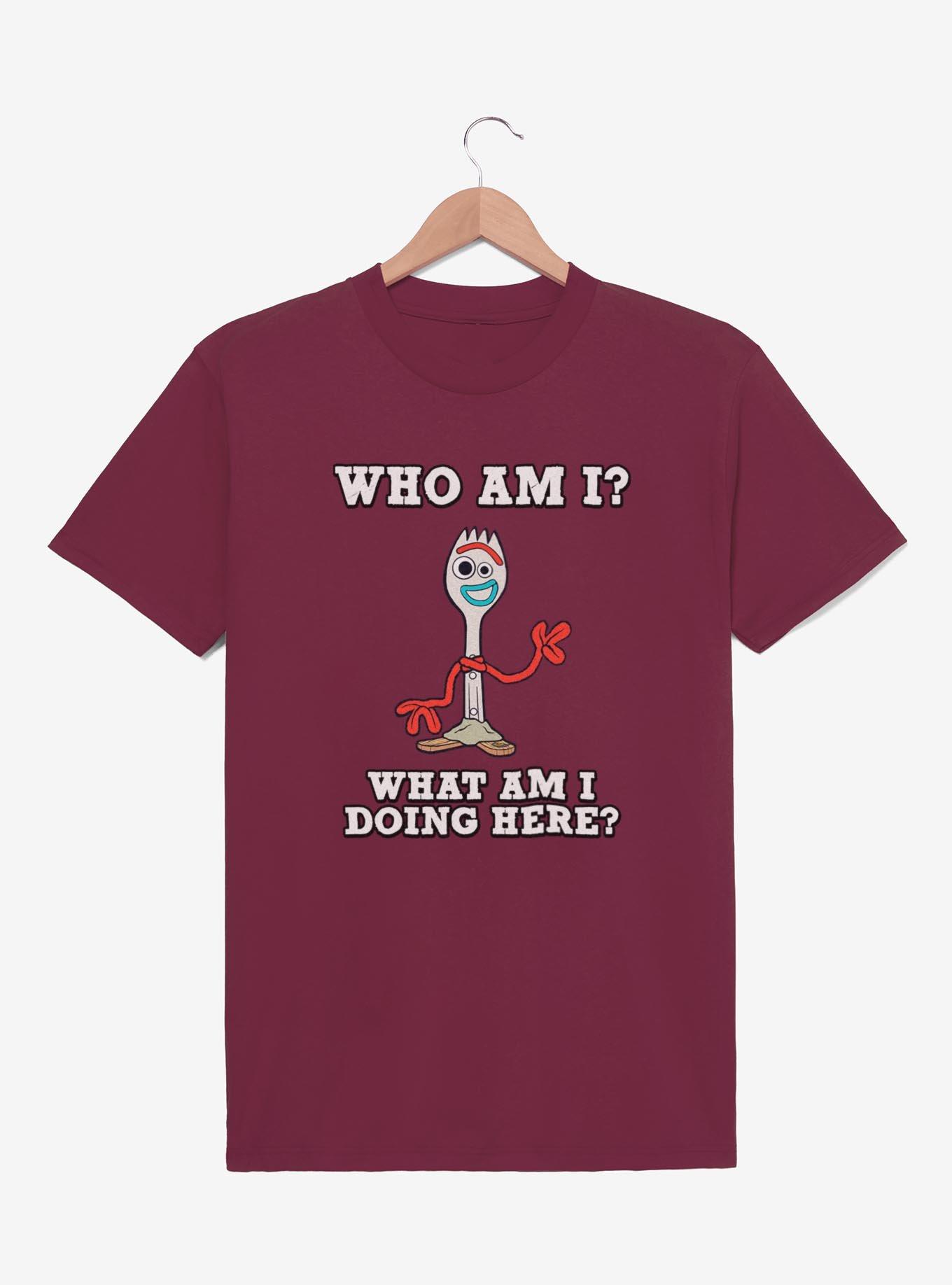 Disney Pixar Toy Story Who Am I What Am I Here Forky T-Shirt, , hi-res