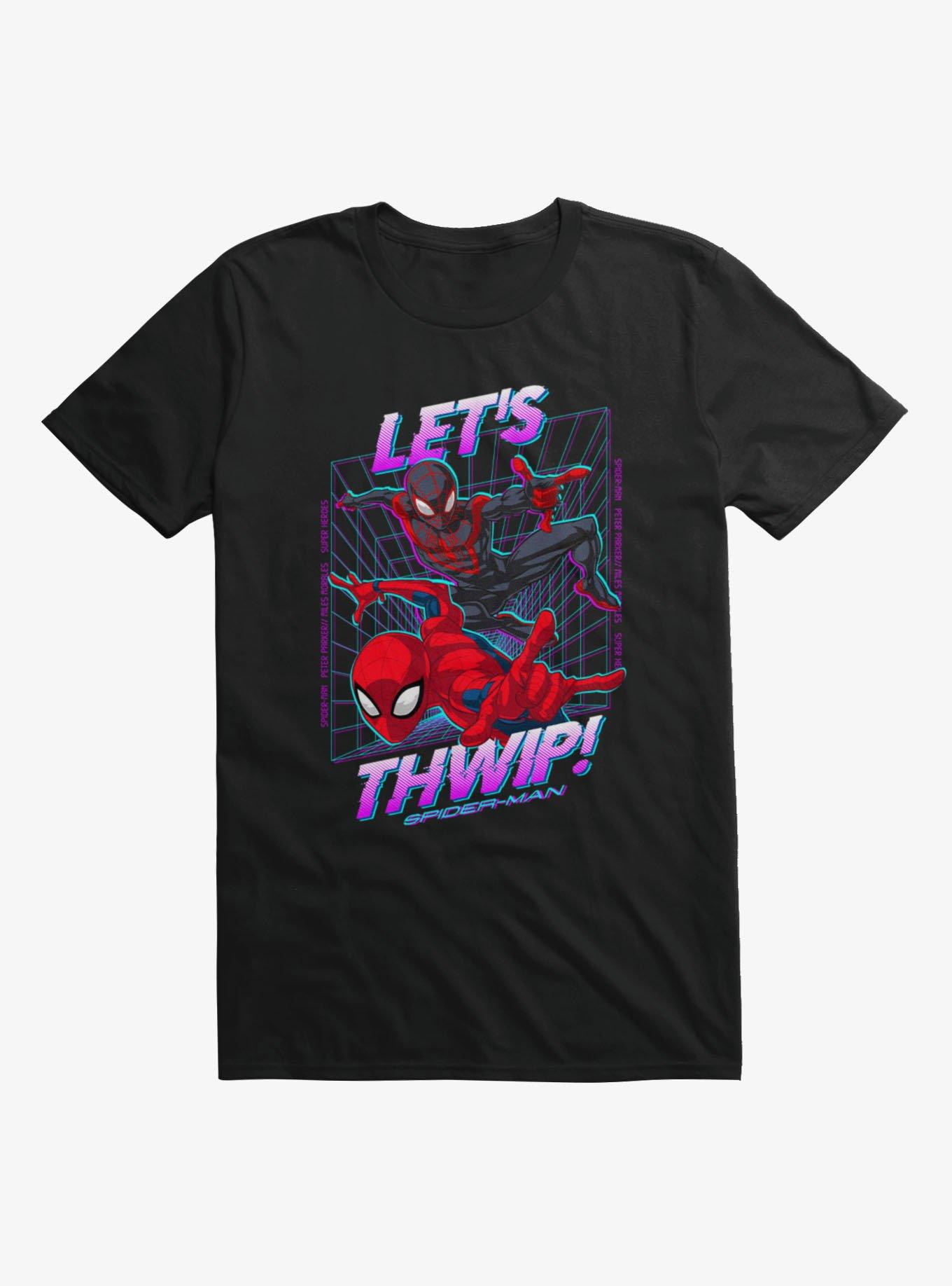 Marvel Spider-Man Let's Thwip! Miles And Peter T-Shirt