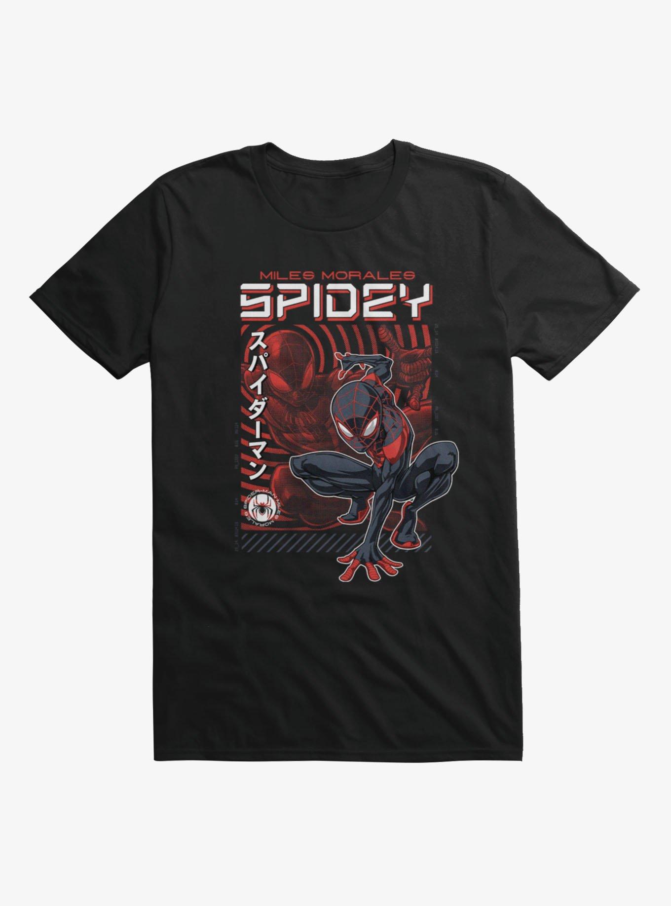 Marvel Spider-Man Miles Morales Spidey Crouch T-Shirt