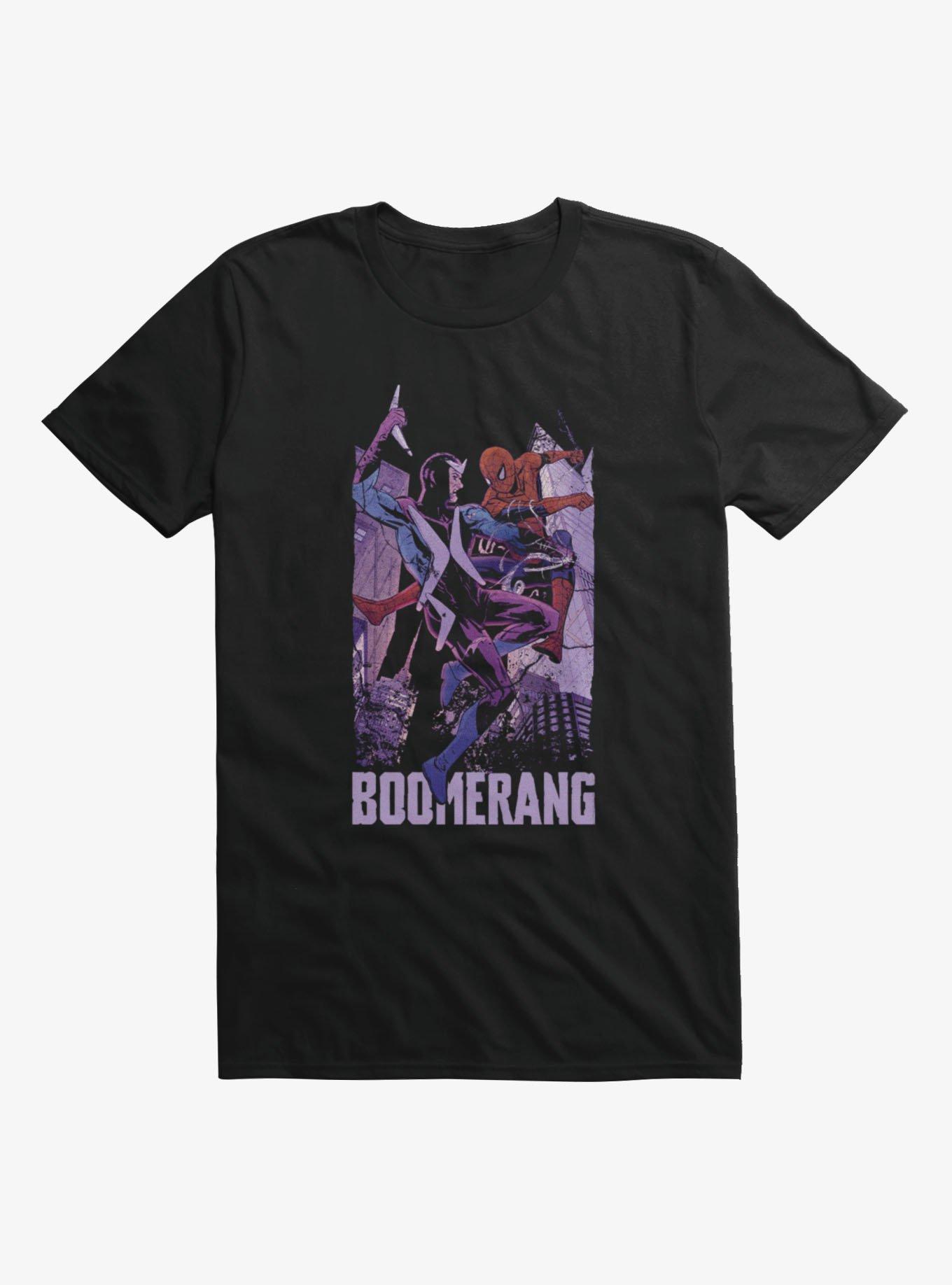 Marvel Spider-Man Vs Boomerang At Battle City T-Shirt, , hi-res