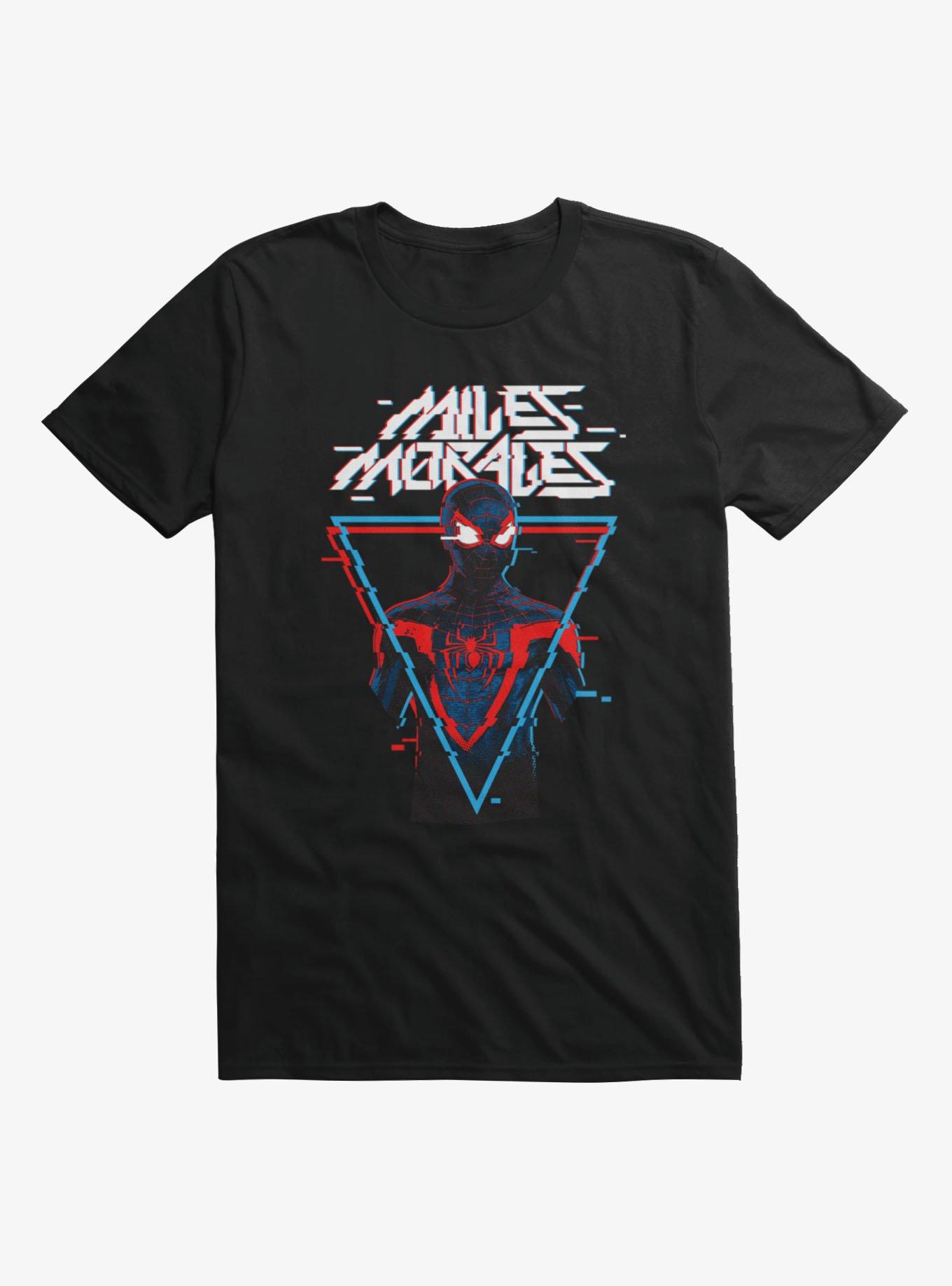 Marvel Spider-Man Miles Morales Digital Glitch T-Shirt