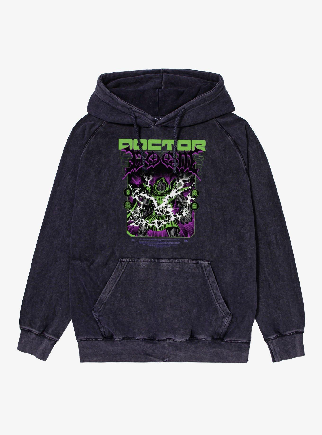 Marvel Retro Doctor Doom Est. 1962 Mineral Wash Hoodie, , hi-res