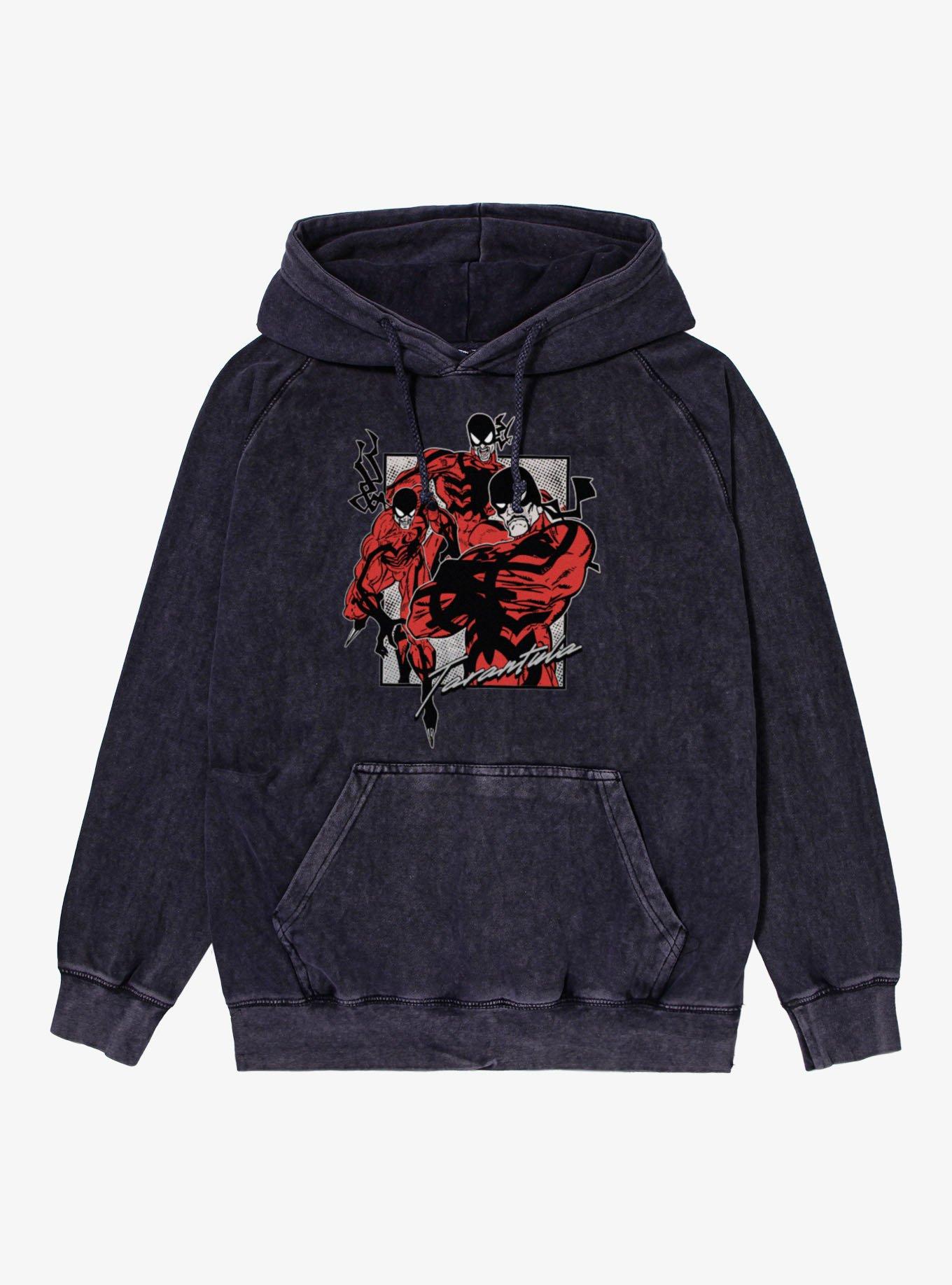Marvel Spider-Man Tarantula Panel Mineral Wash Hoodie, , hi-res