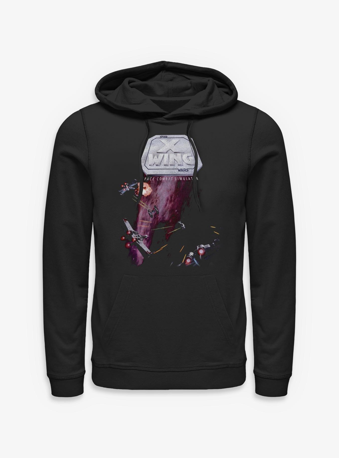 Star Wars Space Combat Simulator X Wing Hoodie Hot Topic Exclusive