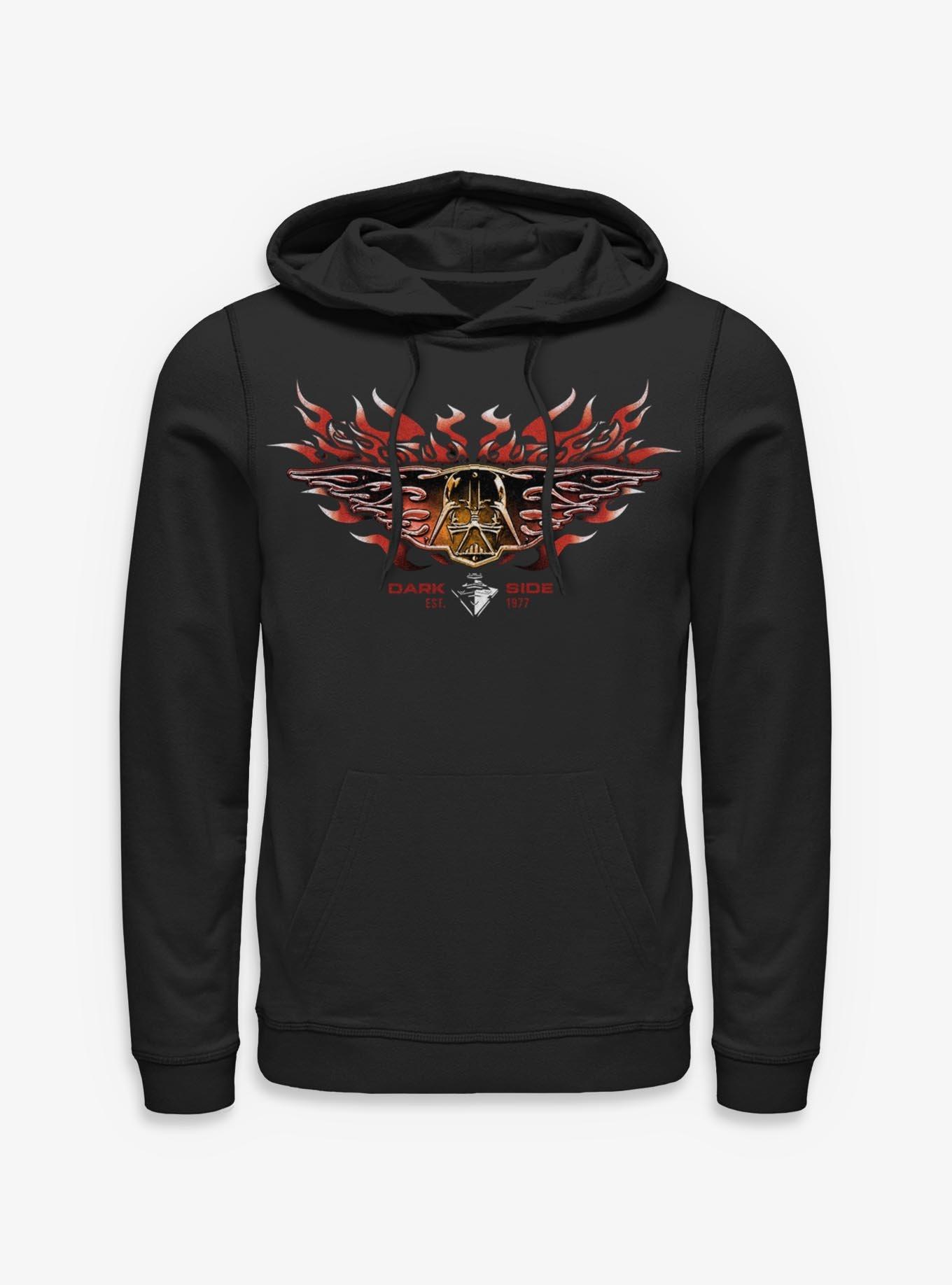 Star Wars Darth Vader Flames Hoodie Hot Topic Exclusive, , hi-res