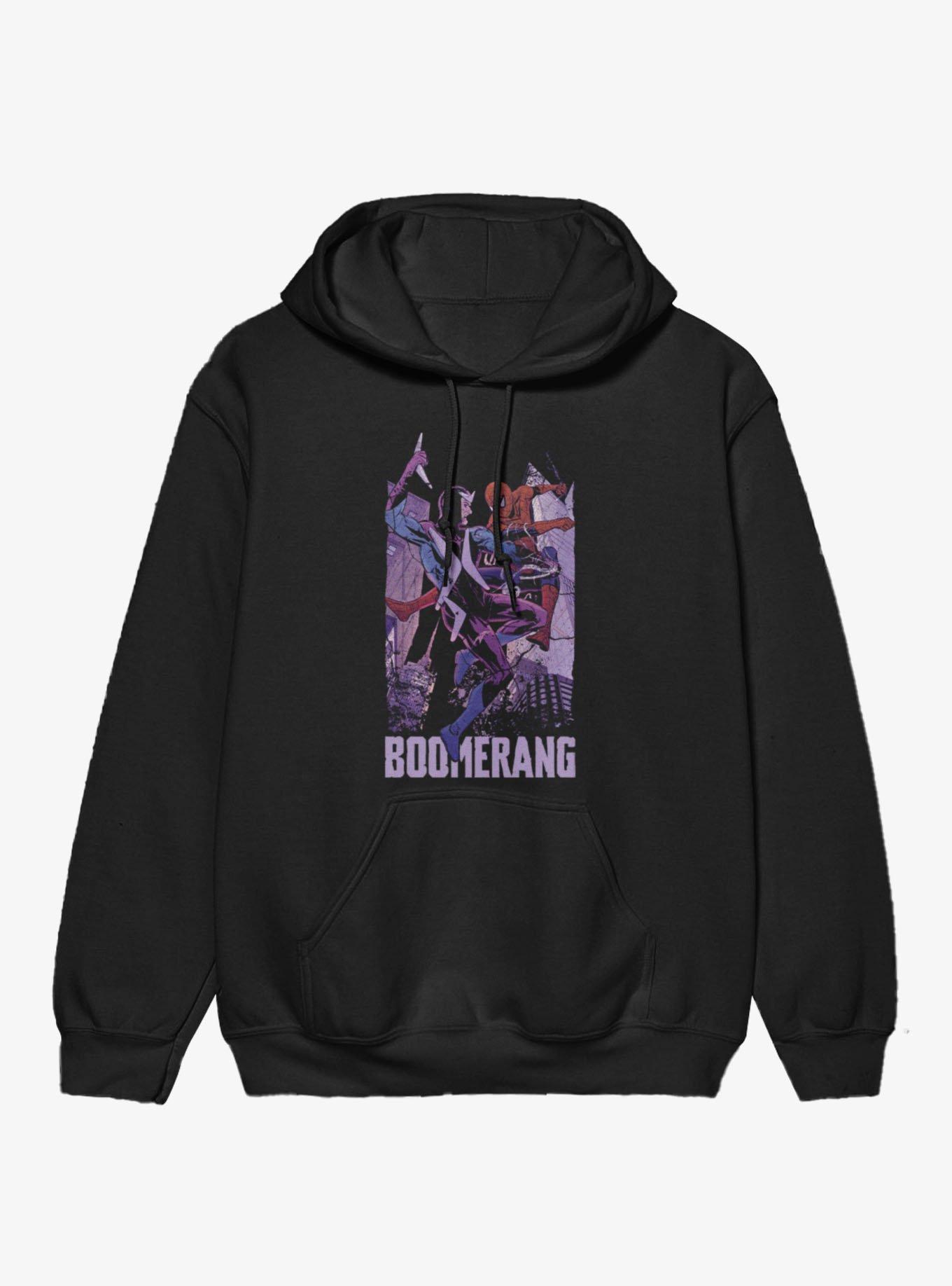 Marvel Spider-Man Vs Boomerang At Battle City Hoodie, , hi-res