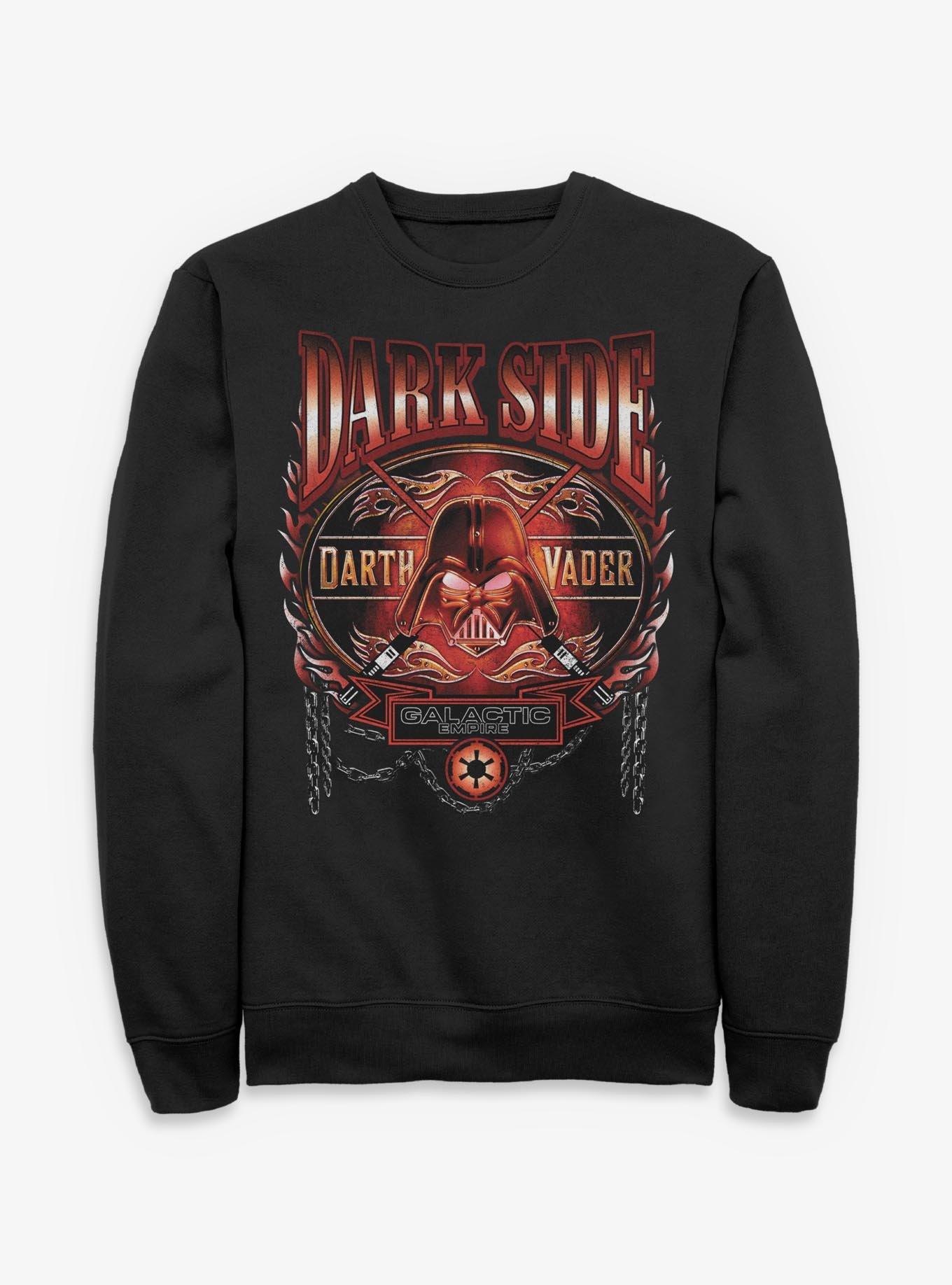 Star Wars Darth Vader Flames Sweatshirt Hot Topic Exclusive, , hi-res