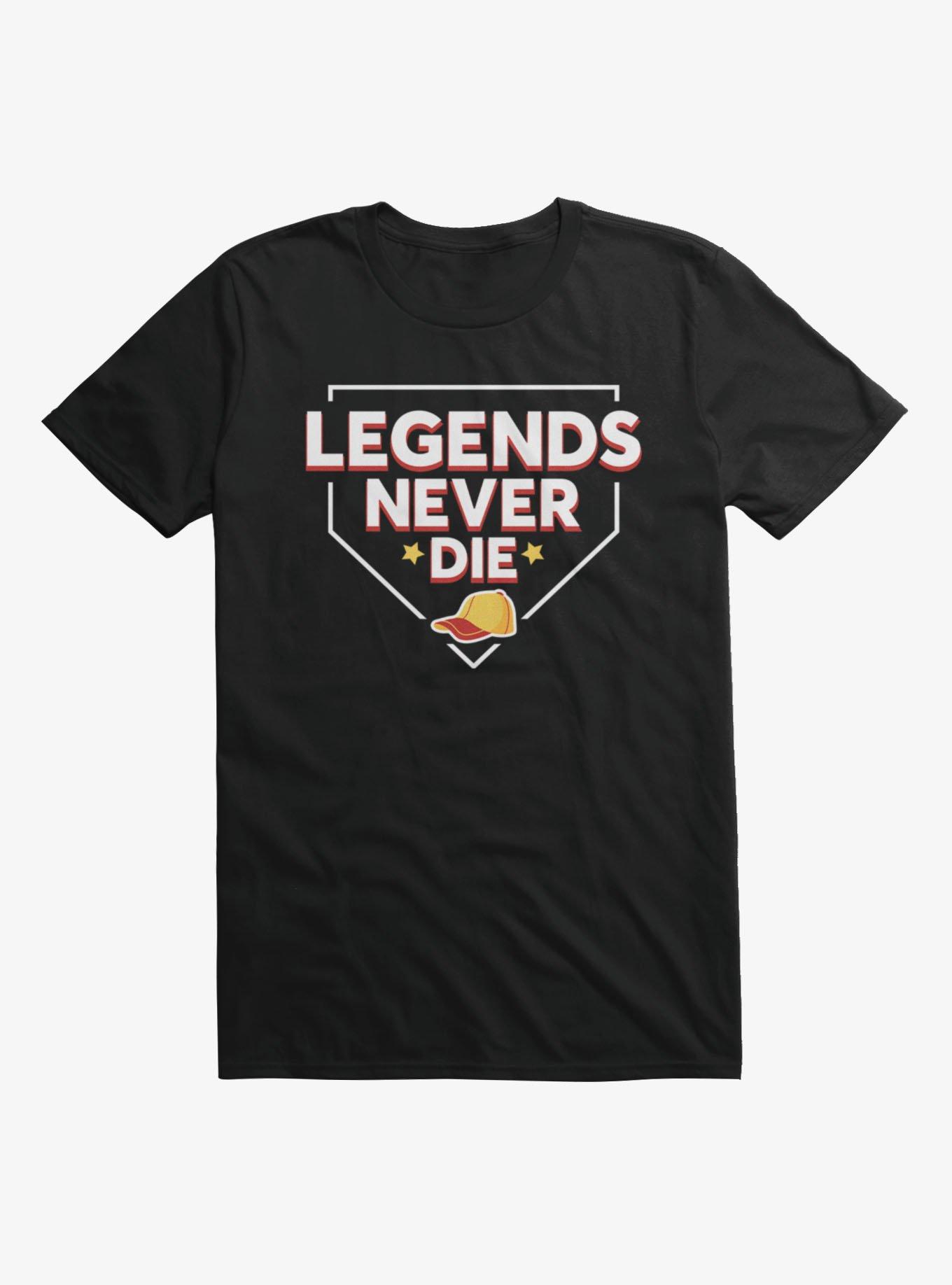 The Sandlot Legends Never Dies Home Plate Outline T-Shirt, , hi-res