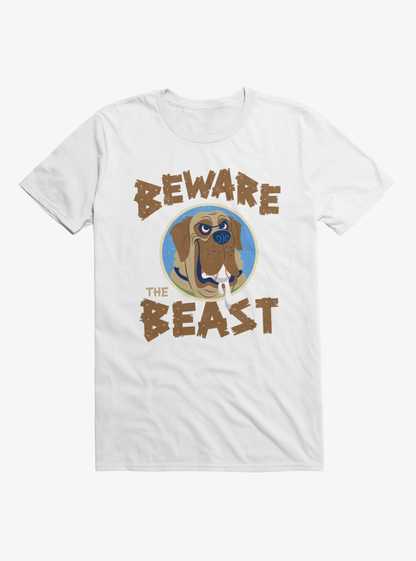 The Sandlot Beware The Beast Drooling Dog Cartoon T-Shirt, , hi-res