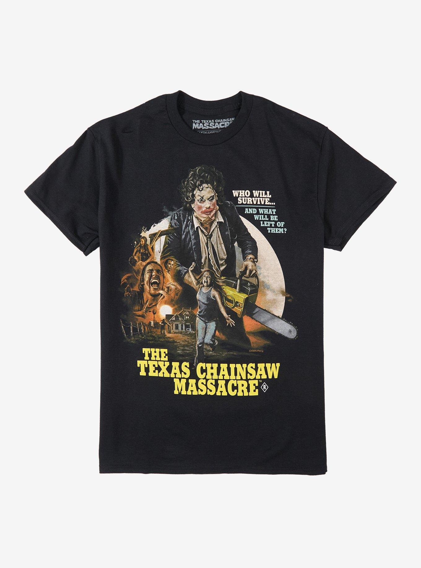 FRIGHTRAGS Fright Rags The Texas Chainsaw Massacre Poster T-Shirt