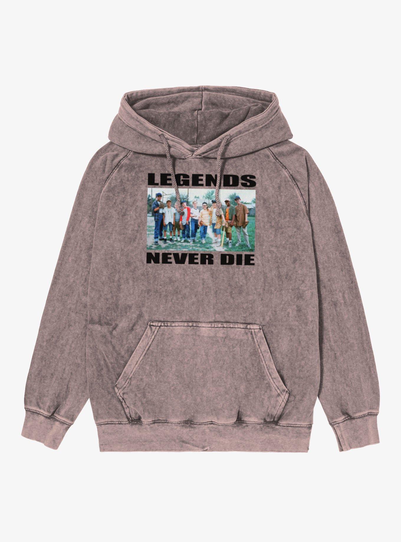 The Sandlot Legends Never Dies Team Photo Mineral Wash Hoodie, , hi-res