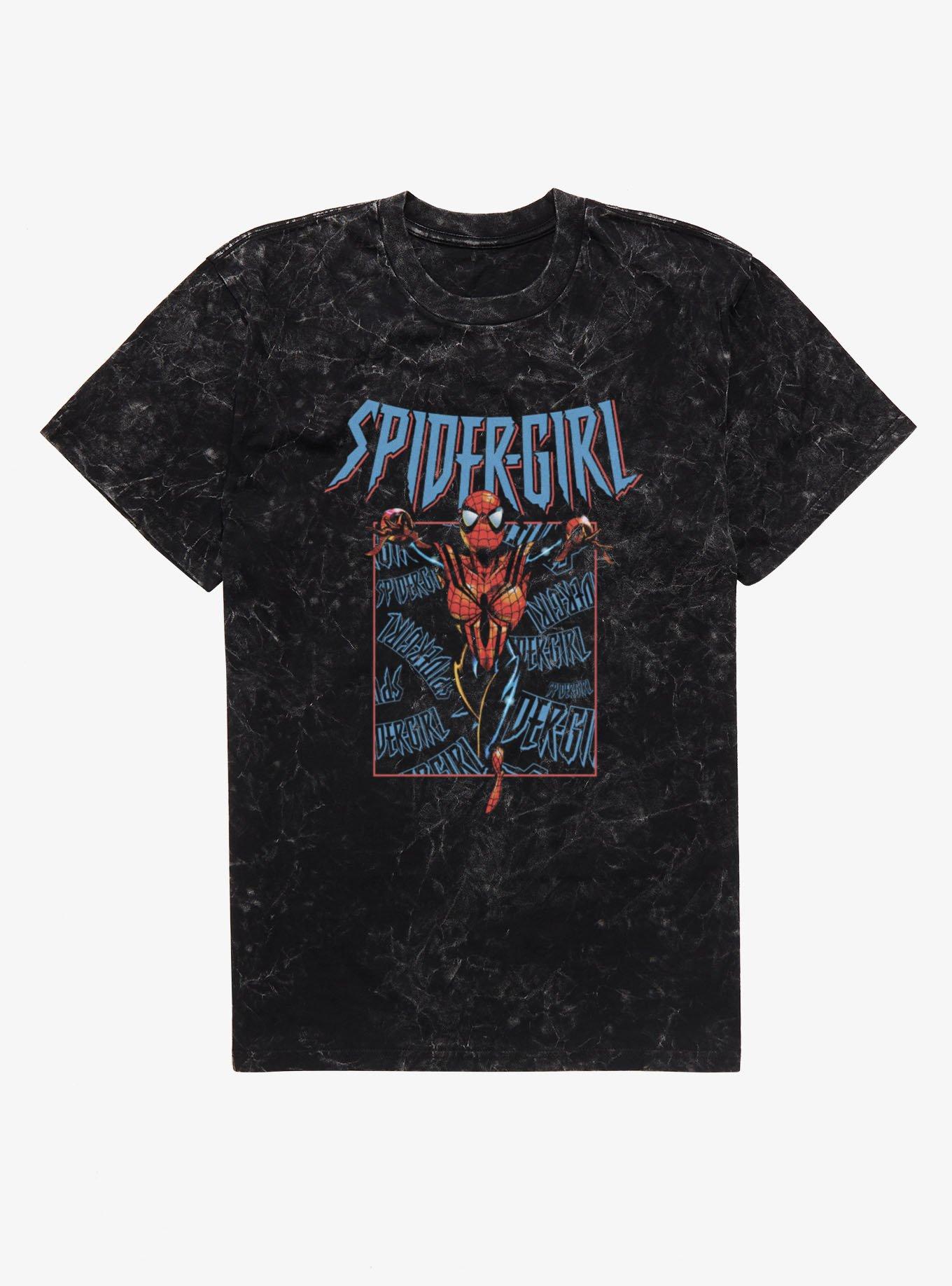 Marvel Spider-Man Spider-Girl Mineral Wash T-Shirt, , hi-res