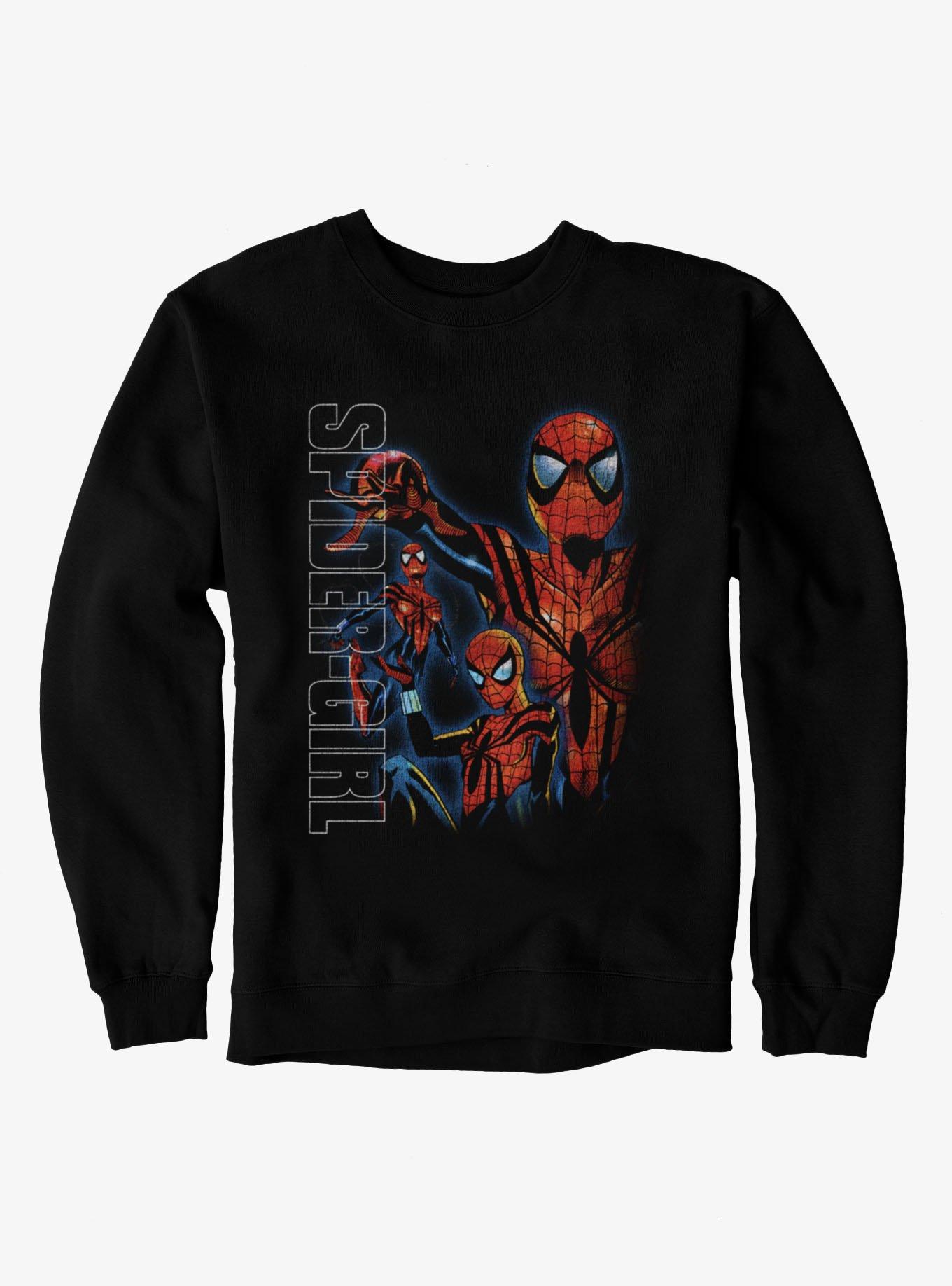 Marvel Spider-Man Spider-Girl Strike A Pose Montage Sweatshirt, , hi-res