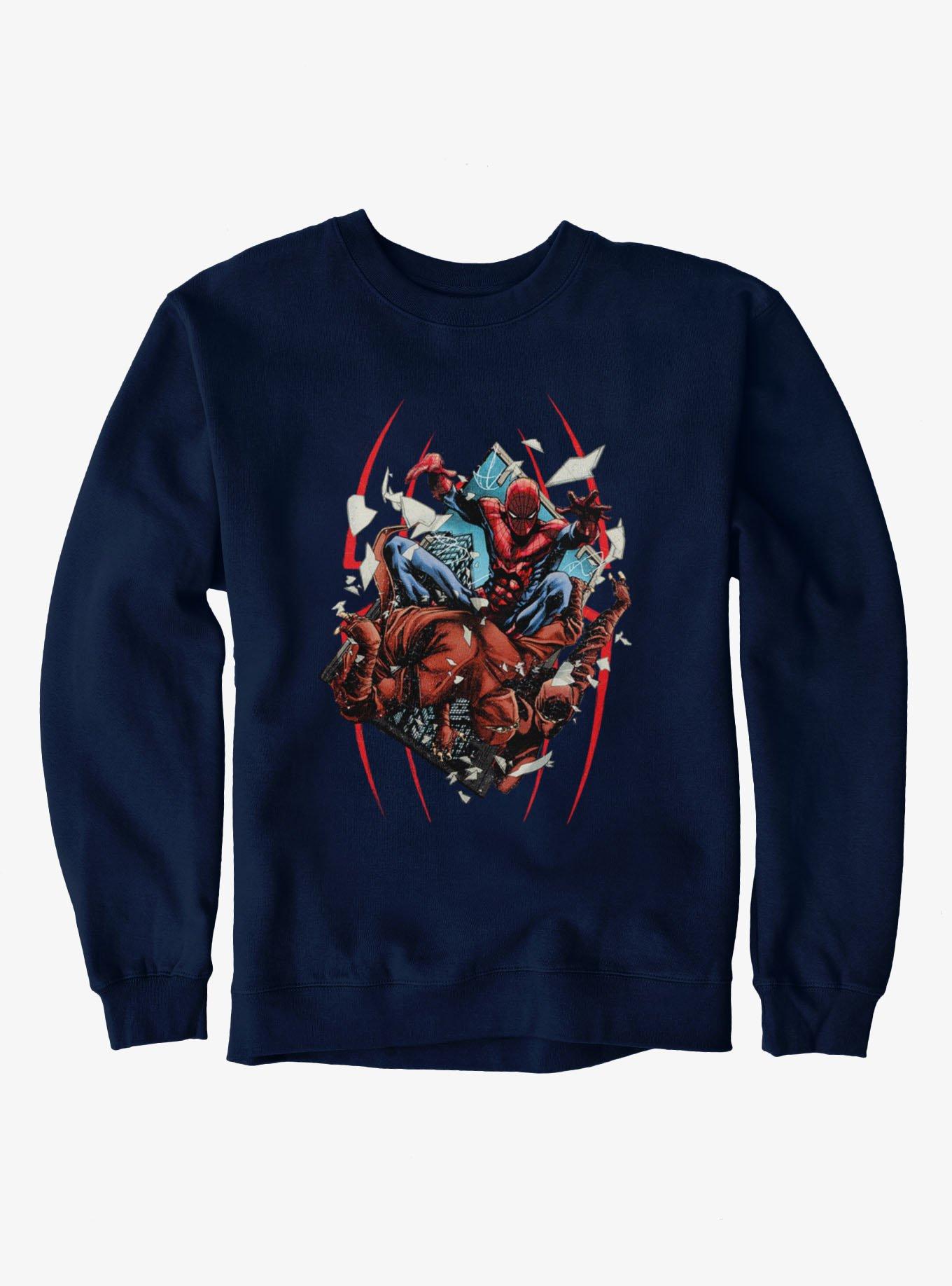 Marvel Spider-Man Hand Through Window Sweatshirt, , hi-res