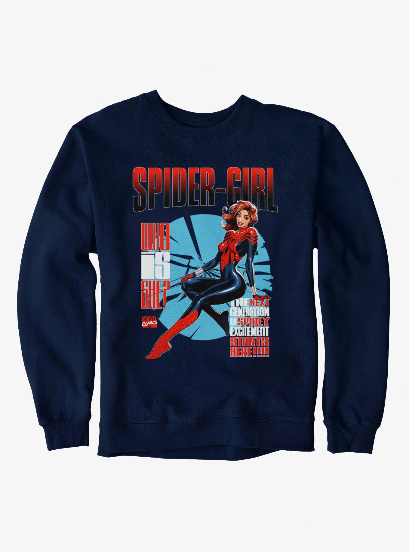Marvel Spider-Man Who Is Spider-Girl Next Generation Sweatshirt, , hi-res