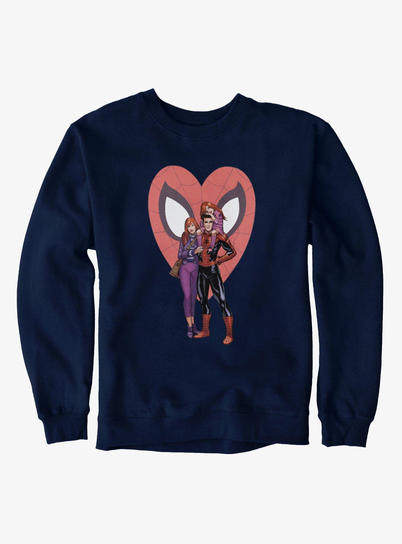 Marvel Spider-Man Spider Family At Heart Sweatshirt, , hi-res