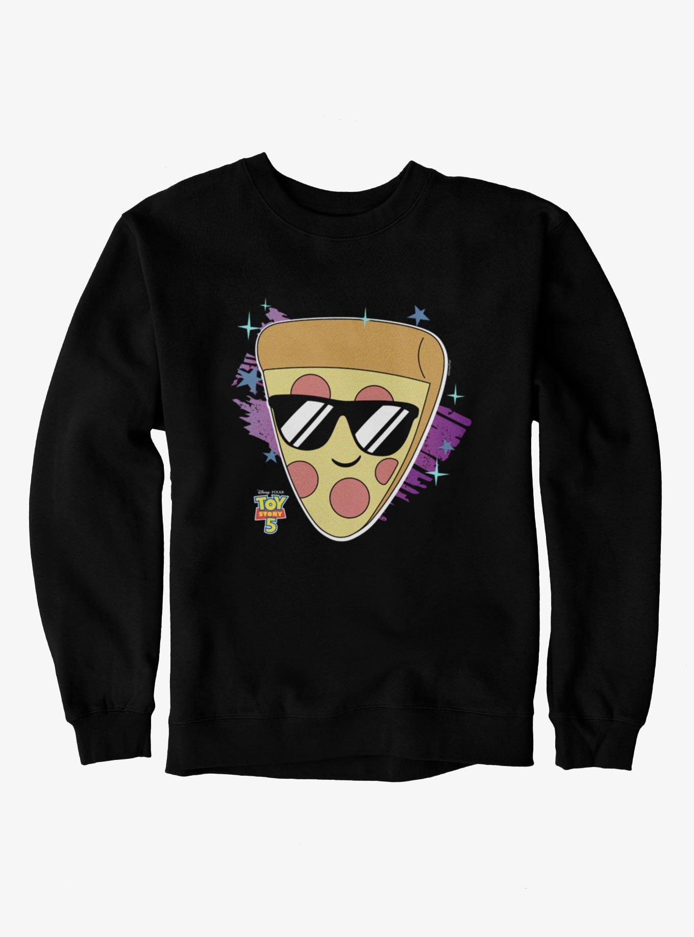 Disney Pixar Toy Story 5 Pizza With Sunglasses Pepperoni Explosion Sweatshirt, , hi-res