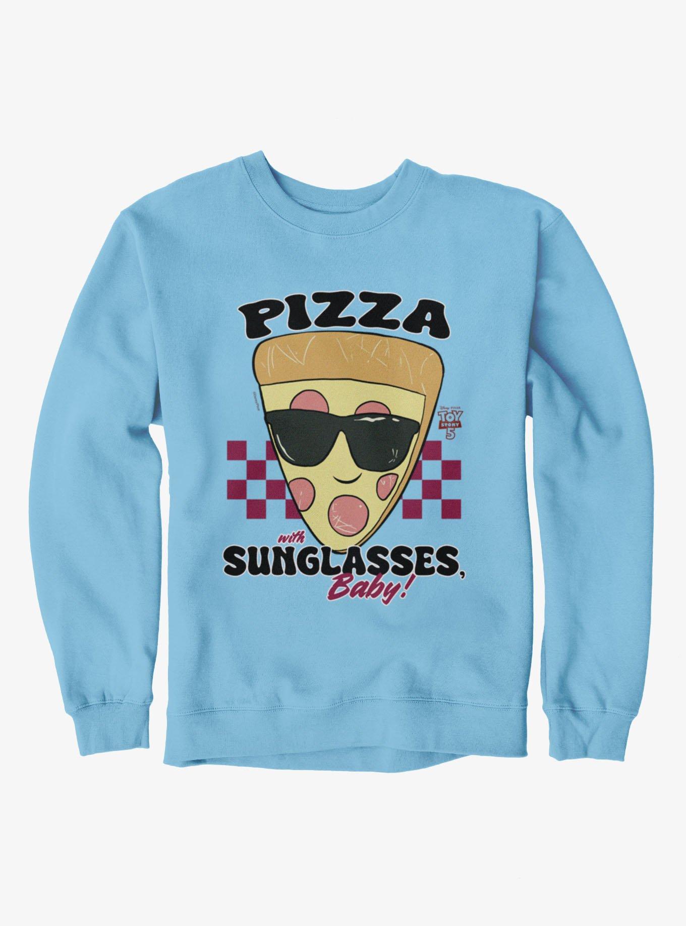Disney Pixar Toy Story 5 Pizza With Sunglasses Baby Sweatshirt, , hi-res