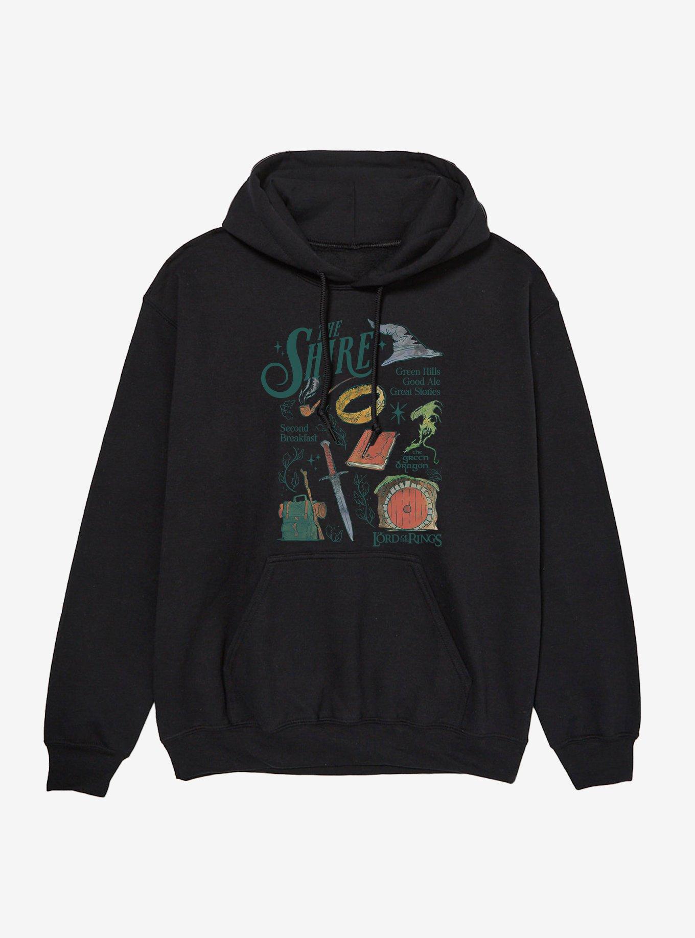 The Lord Of The Rings The Shire Icons Hoodie