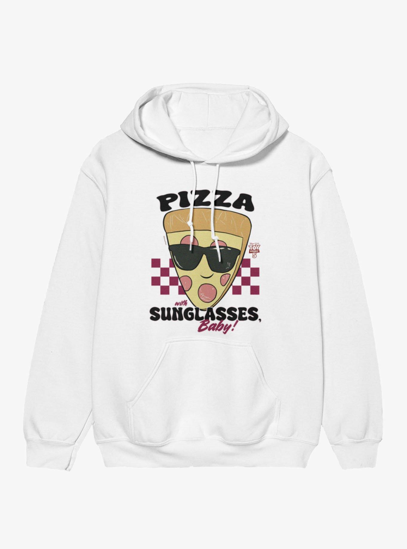 Disney Pixar Toy Story 5 Pizza With Sunglasses Baby Checkered Hoodie, , hi-res