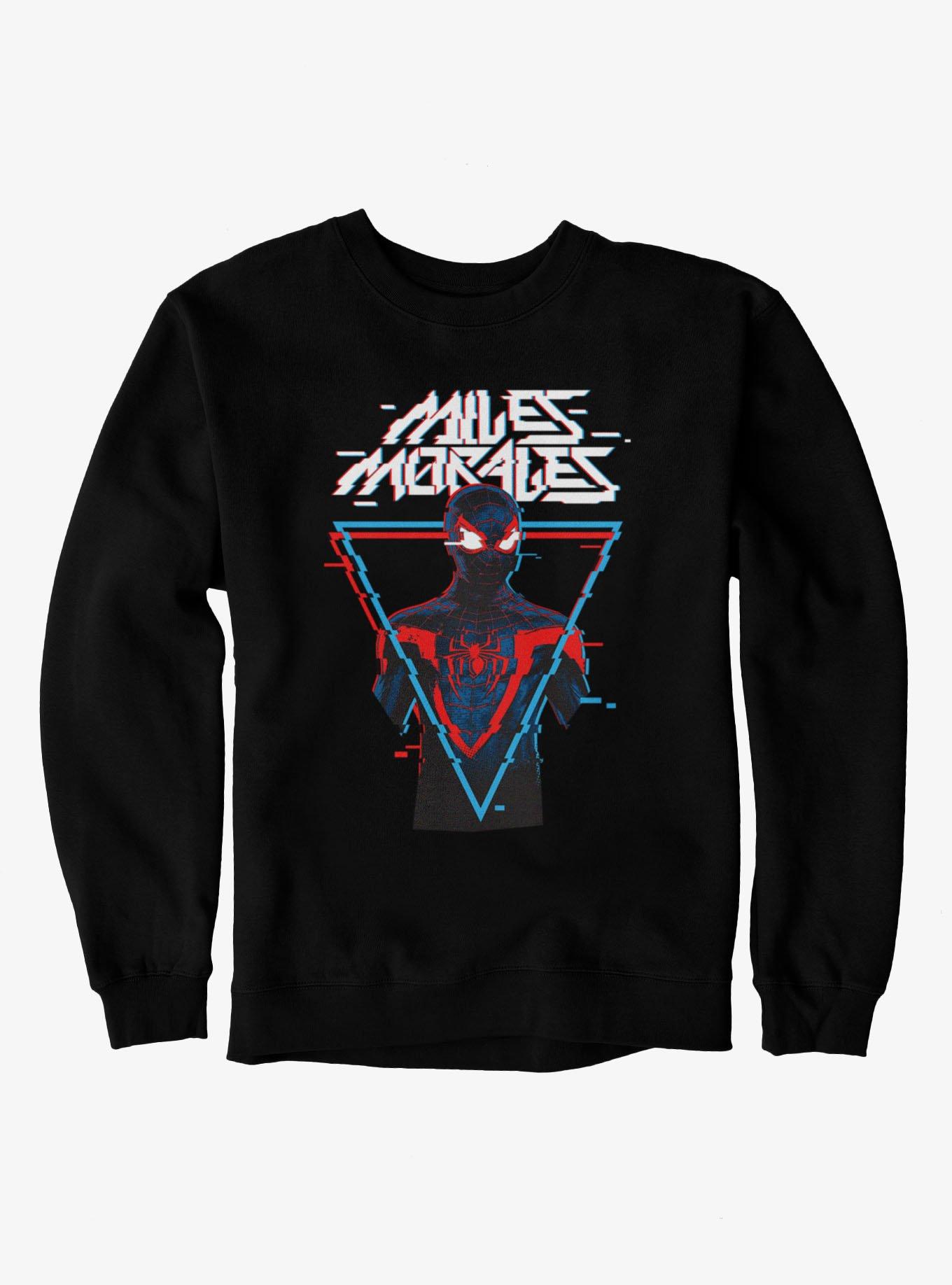 Marvel Spider-Man Miles Morales Digital Glitch Sweatshirt, , hi-res