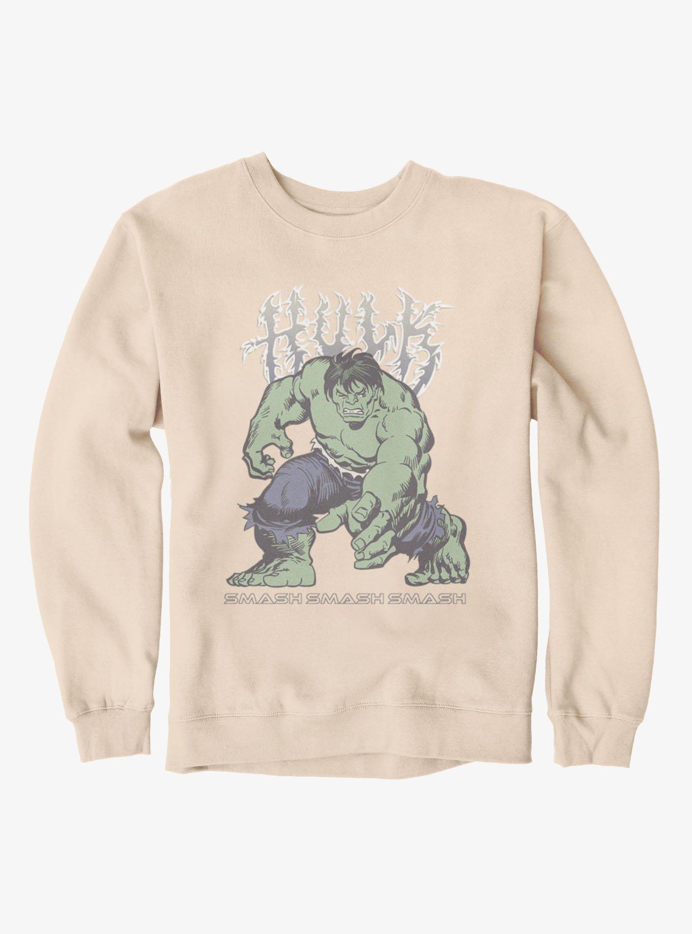 Marvel Metal Classic Hulk Smash Smash Smash Sweatshirt, , hi-res