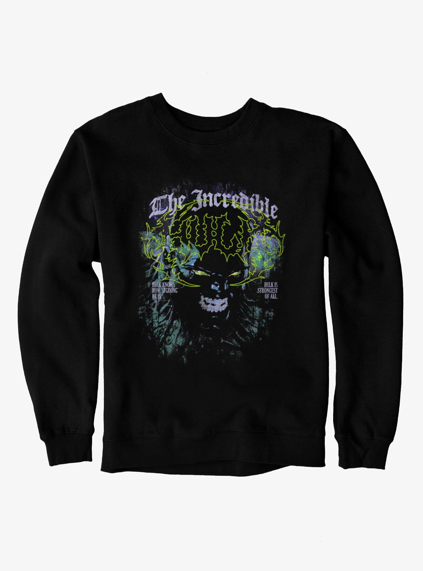 Marvel The Incredible Hulk Knows How Strong He Is Sweatshirt, , hi-res