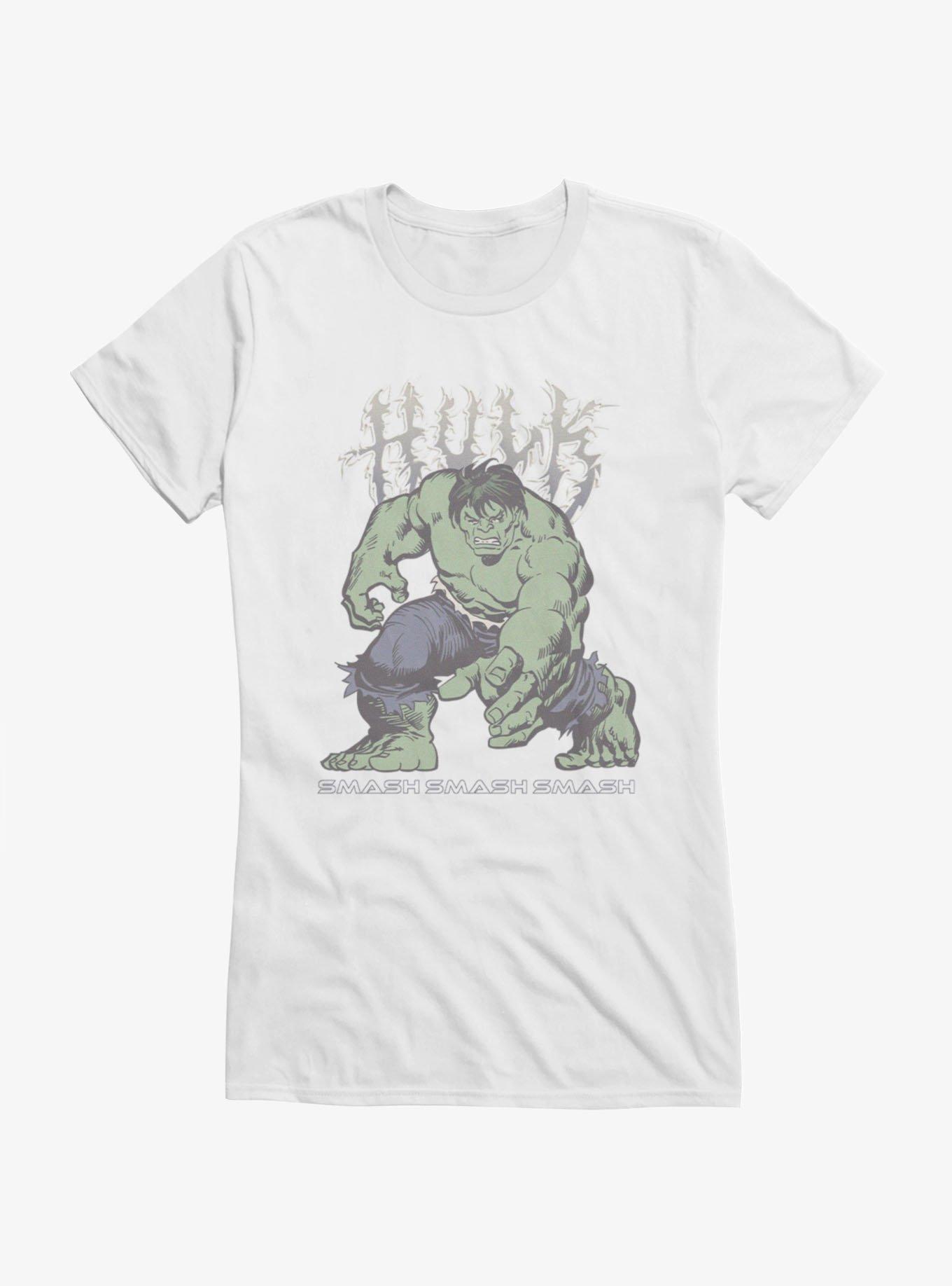Marvel Metal Classic Hulk Smash Smash Smash Girls T-Shirt, , hi-res