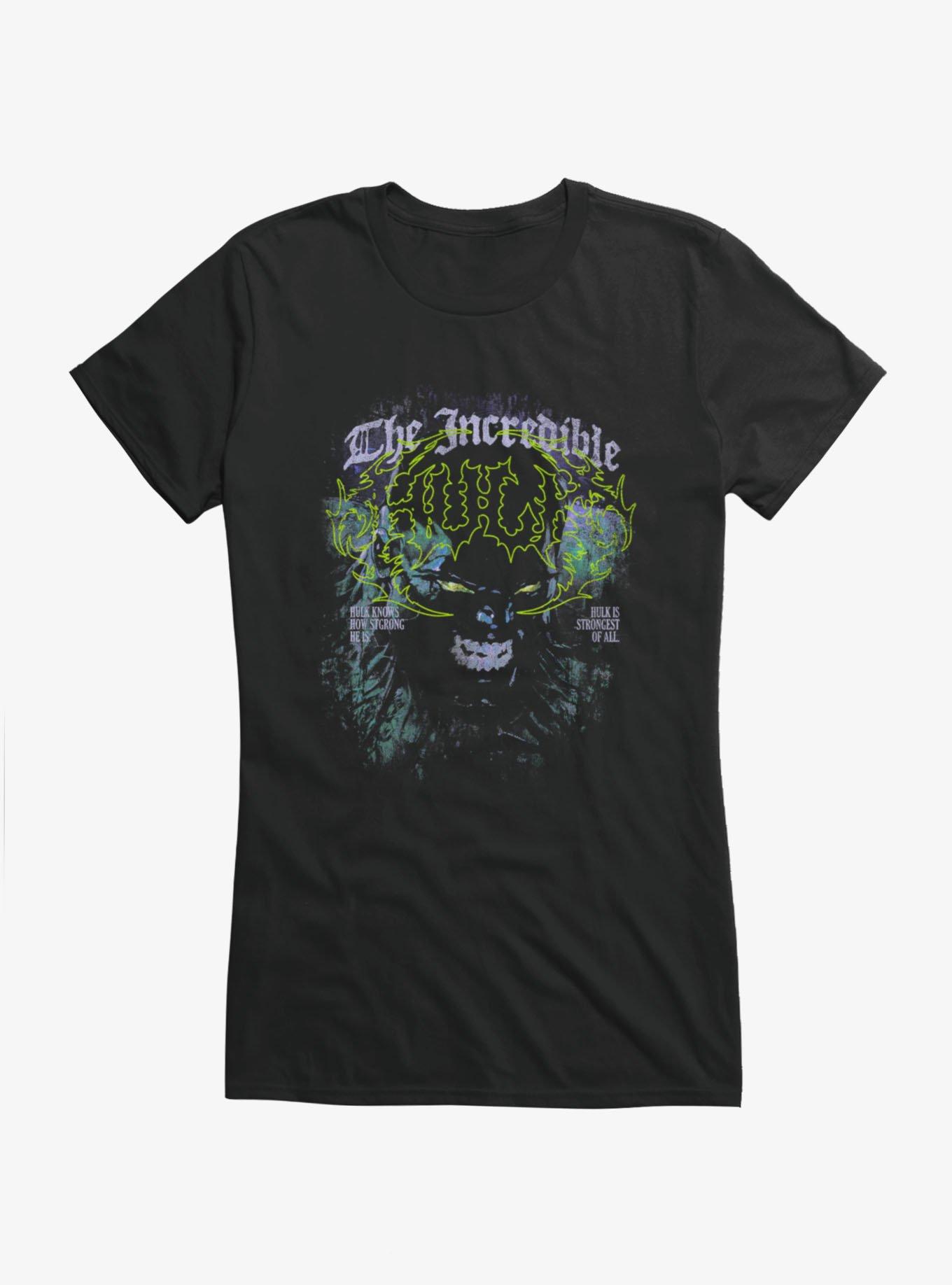 Marvel The Incredible Hulk Knows How Strong He Is Girls T-Shirt, , hi-res
