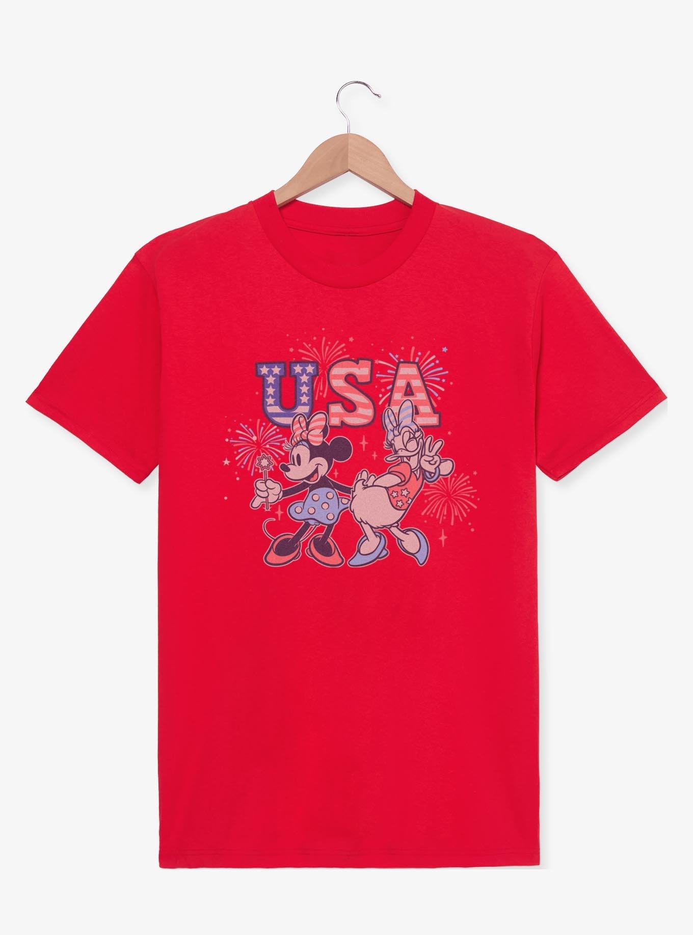 Disney Minnie Mouse & Daisy Duck USA Fireworks T-Shirt, , hi-res
