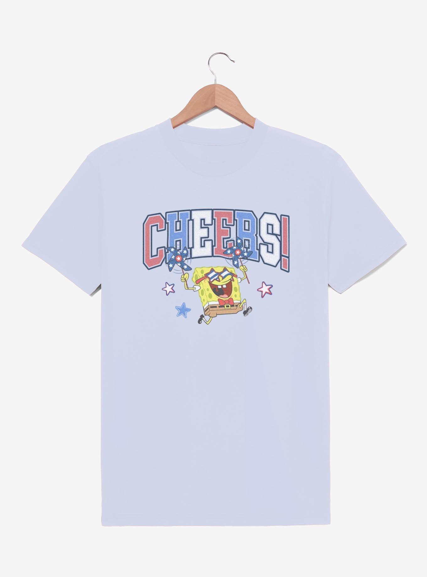 Spongebob Squarepants USA Cheers T-Shirt, , hi-res