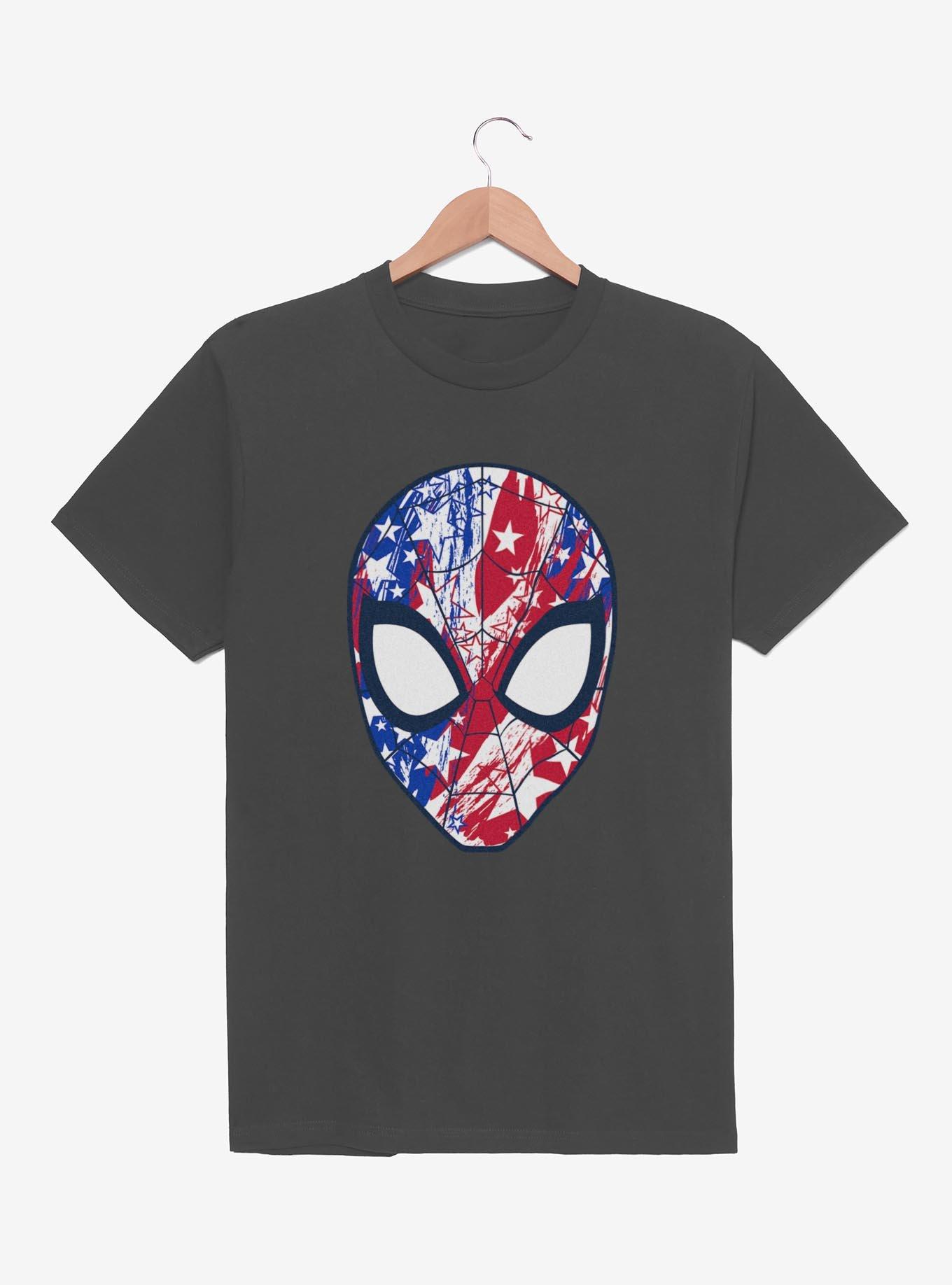 Marvel Spider Man Spidey Head Americana T-Shirt, , hi-res