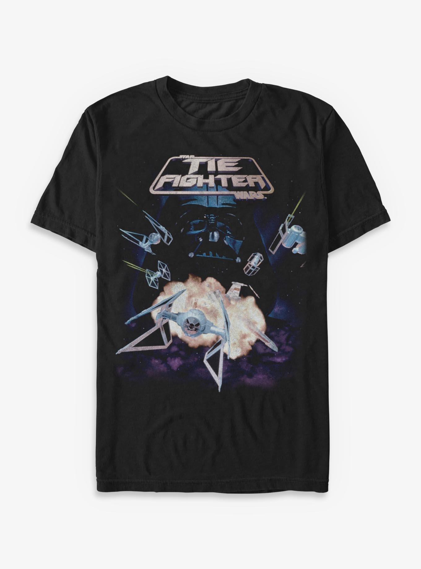 Star Wars Space Combat Simulator Tie Fighter T-Shirt Hot Topic Exclusive, , hi-res