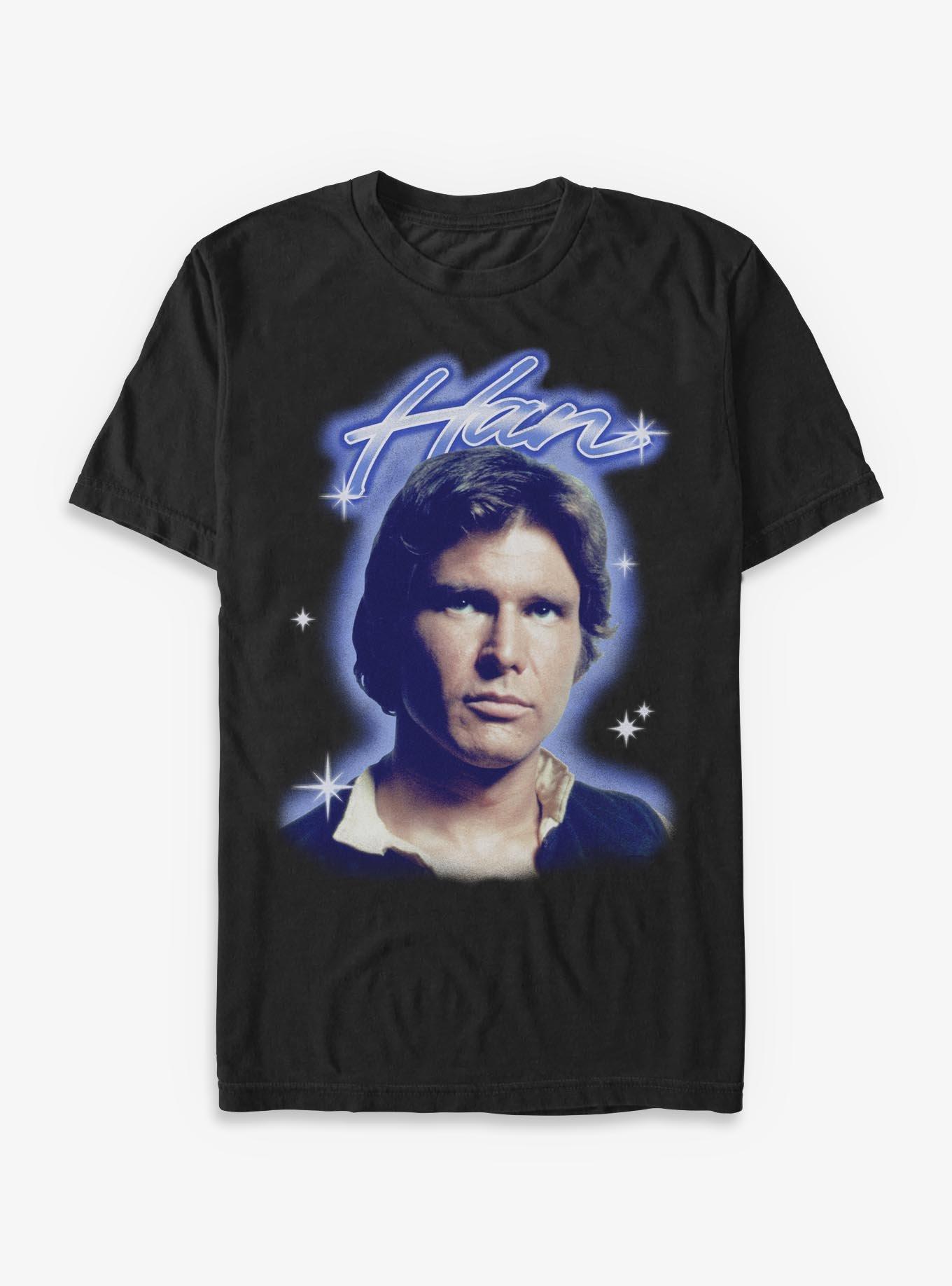 Star Wars Han Solo Airbrush T-Shirt Hot Topic Exclusive, , hi-res