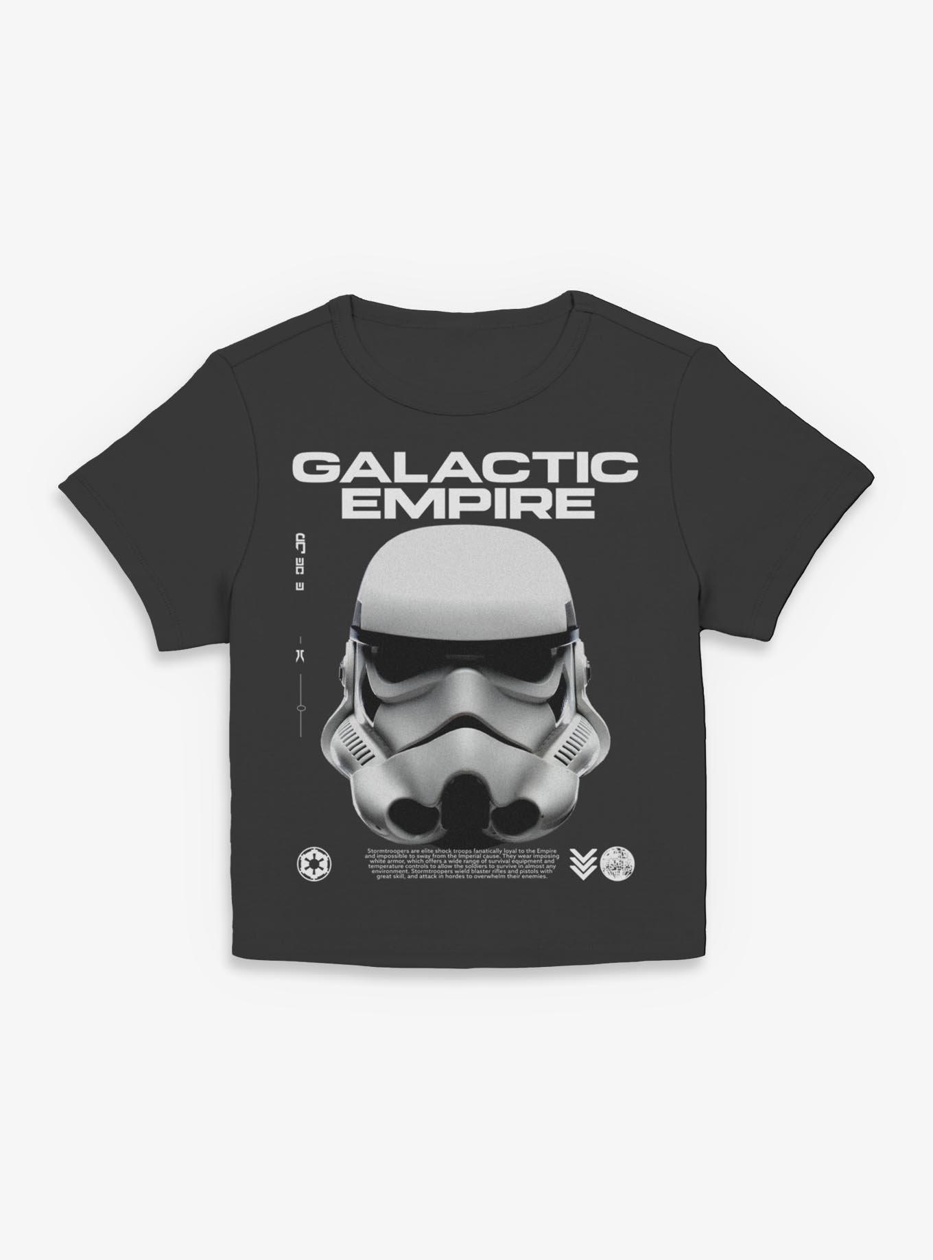 Star Wars Galactic Empire Stormtrooper Helmet Girls Baby T-Shirt Hot Topic Exclusive, , hi-res