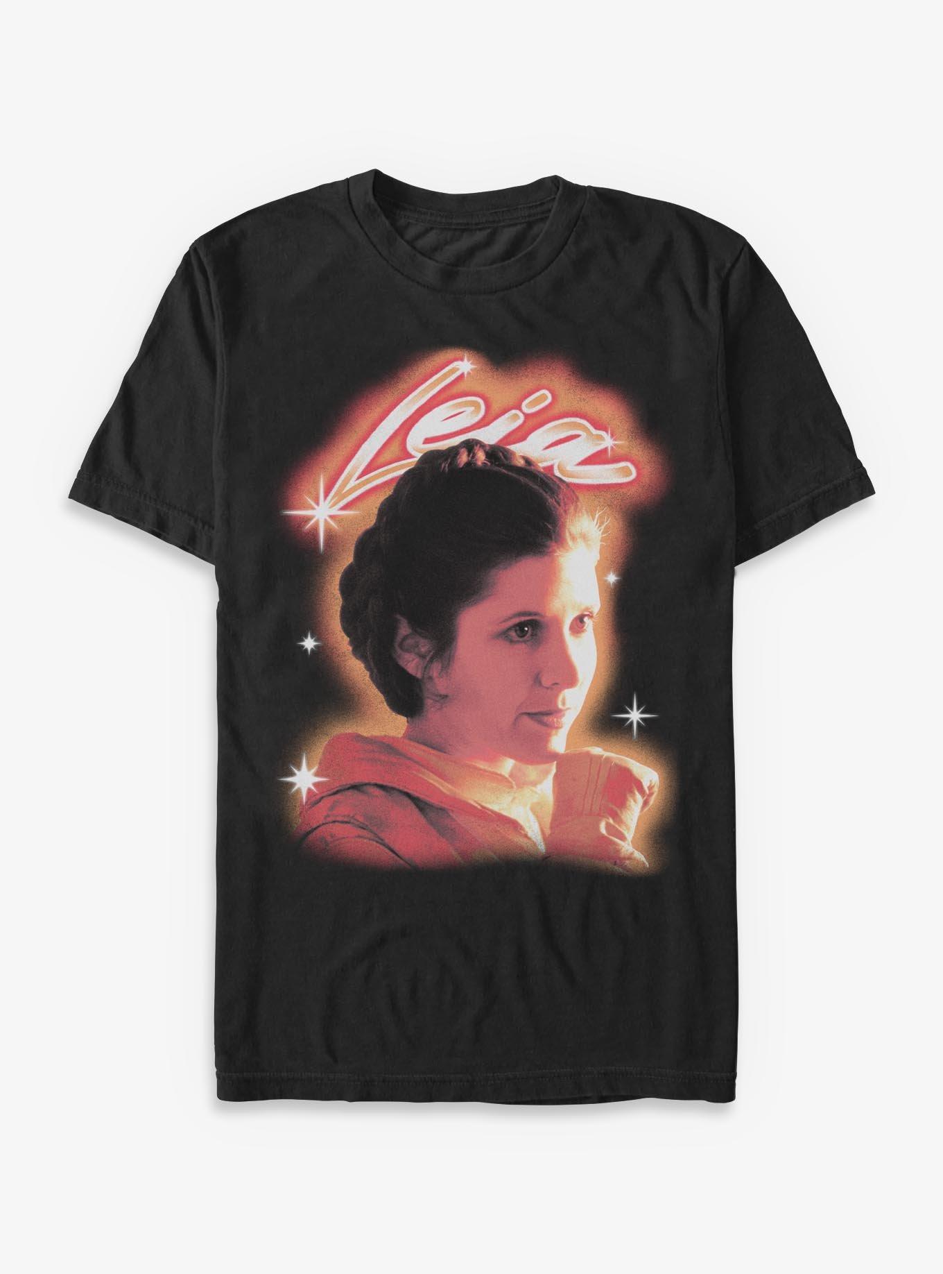 Star Wars Princess Leia Airbrush T-Shirt Hot Topic Exclusive