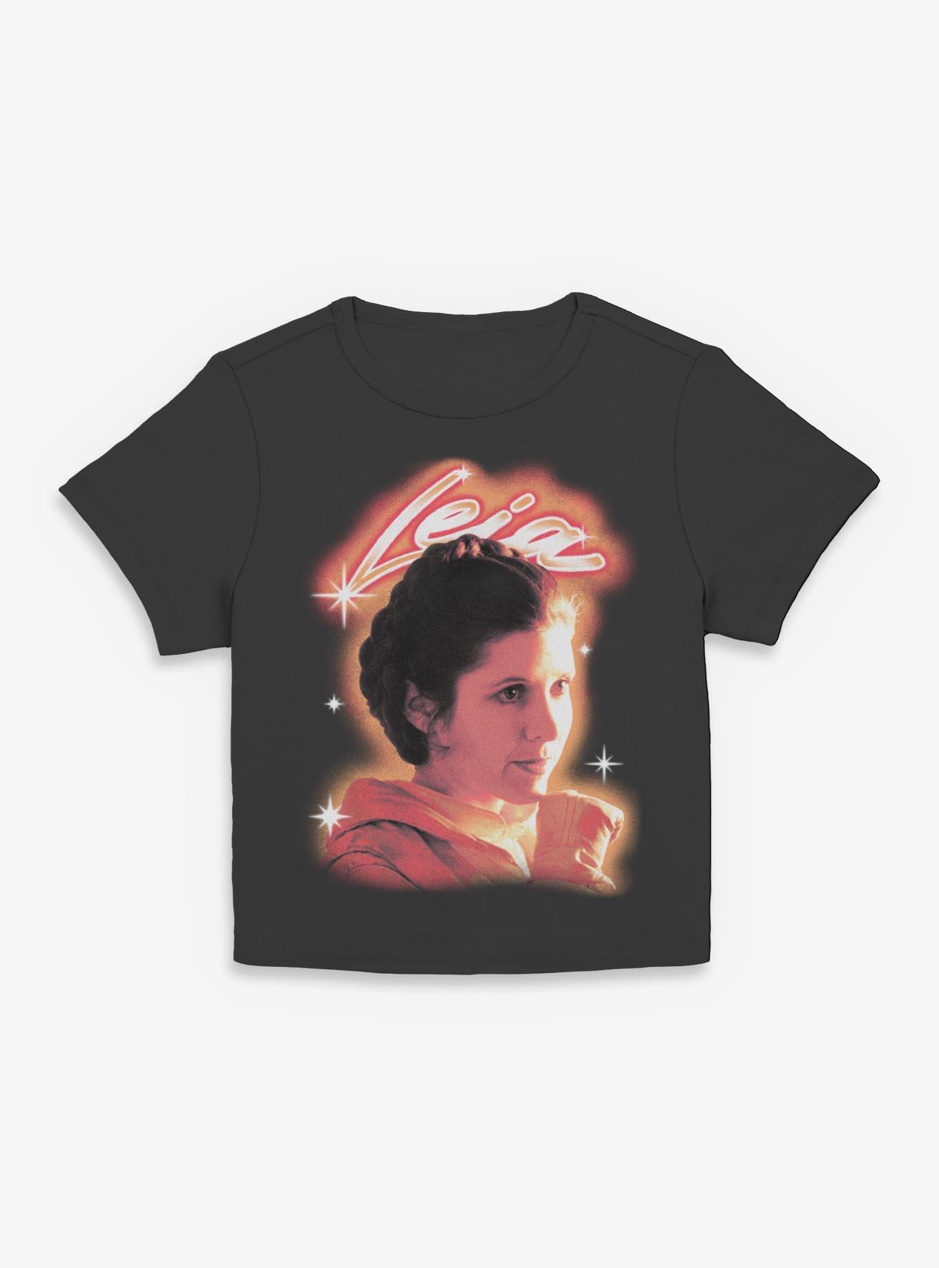 Star Wars Princess Leia Airbrush Girls Baby T-Shirt Hot Topic Exclusive, , hi-res