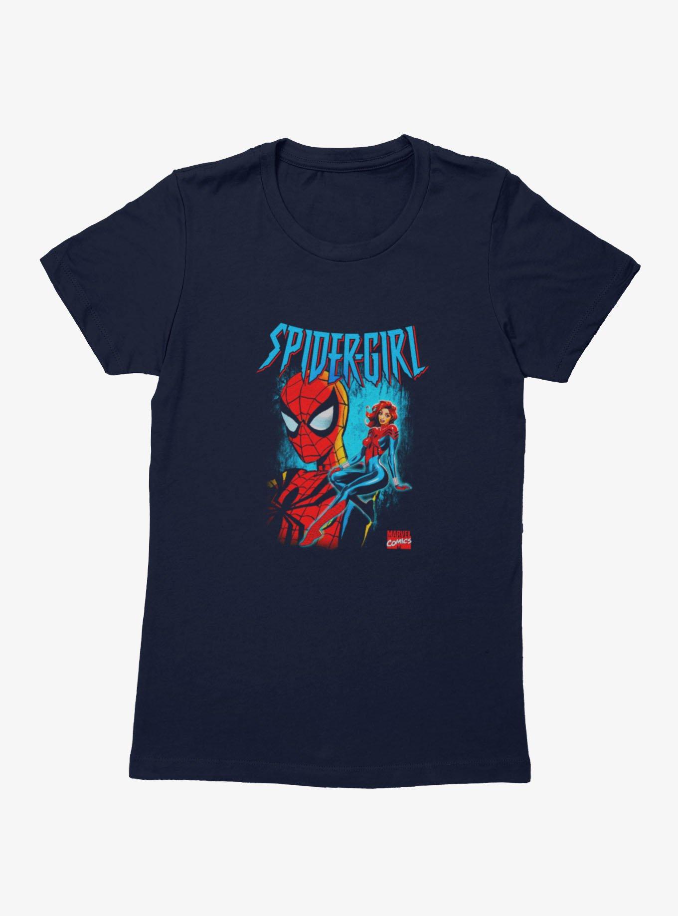 Marvel Spider-Man Spider-Girl Seated And Masked Womens T-Shirt, , hi-res