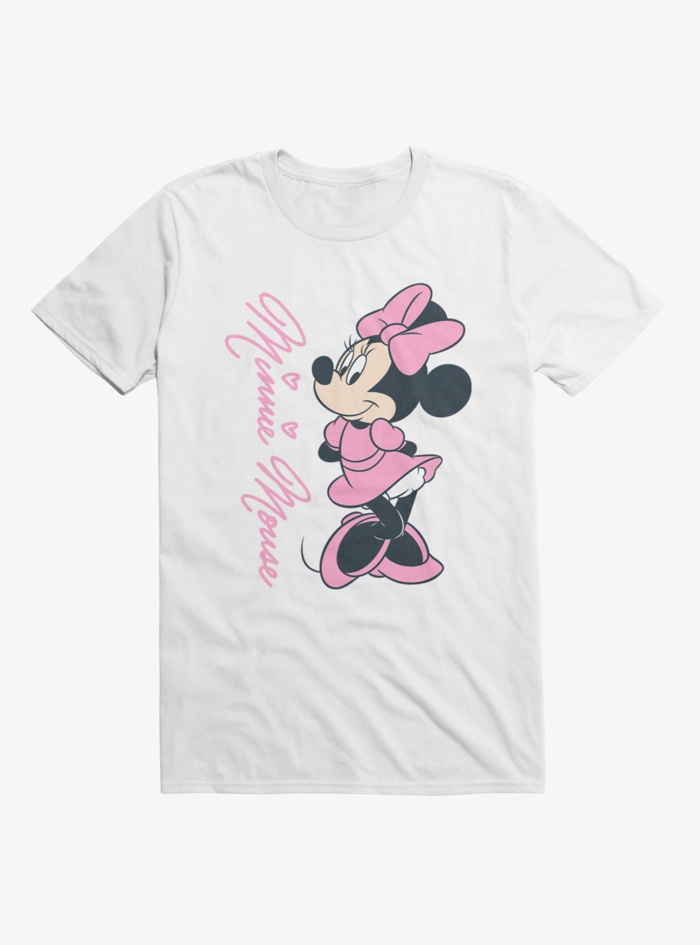 Disney Minnie Mouse Pink Autograph T-Shirt, , hi-res