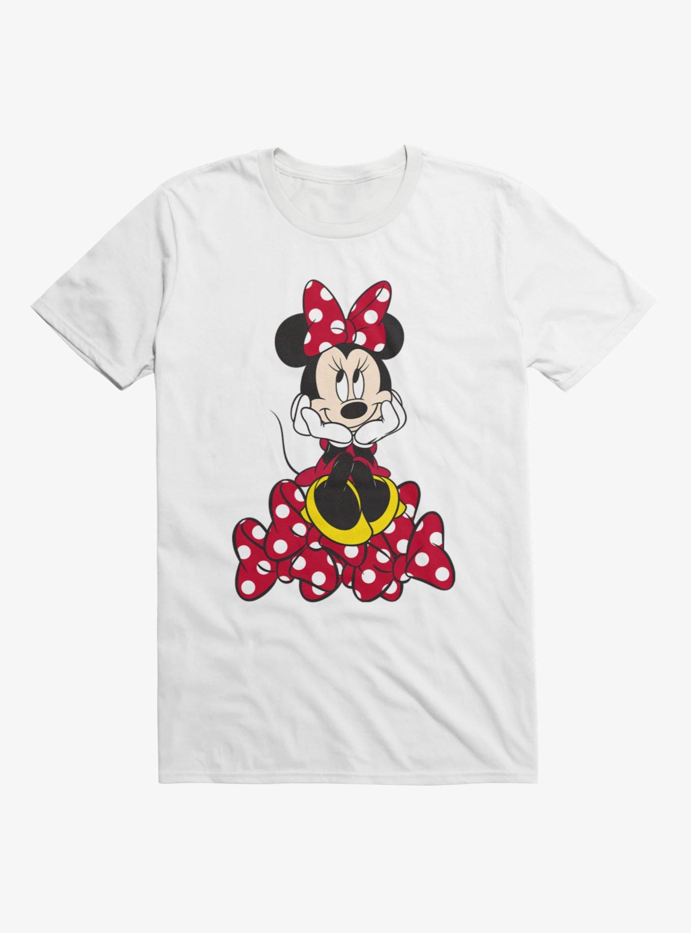 Disney Minnie Mouse Happy Pile Of Bows T-Shirt, , hi-res