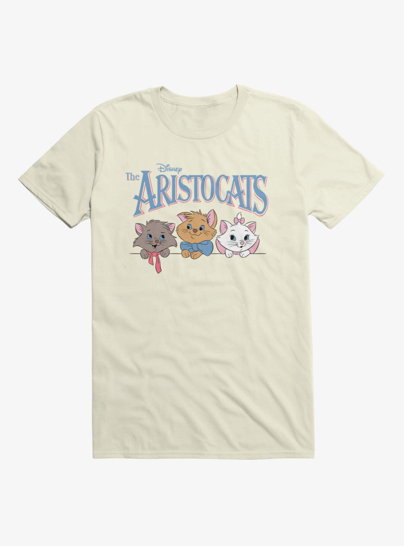 Disney Aristocats Logo Kitten Face Lineup T-Shirt, , hi-res
