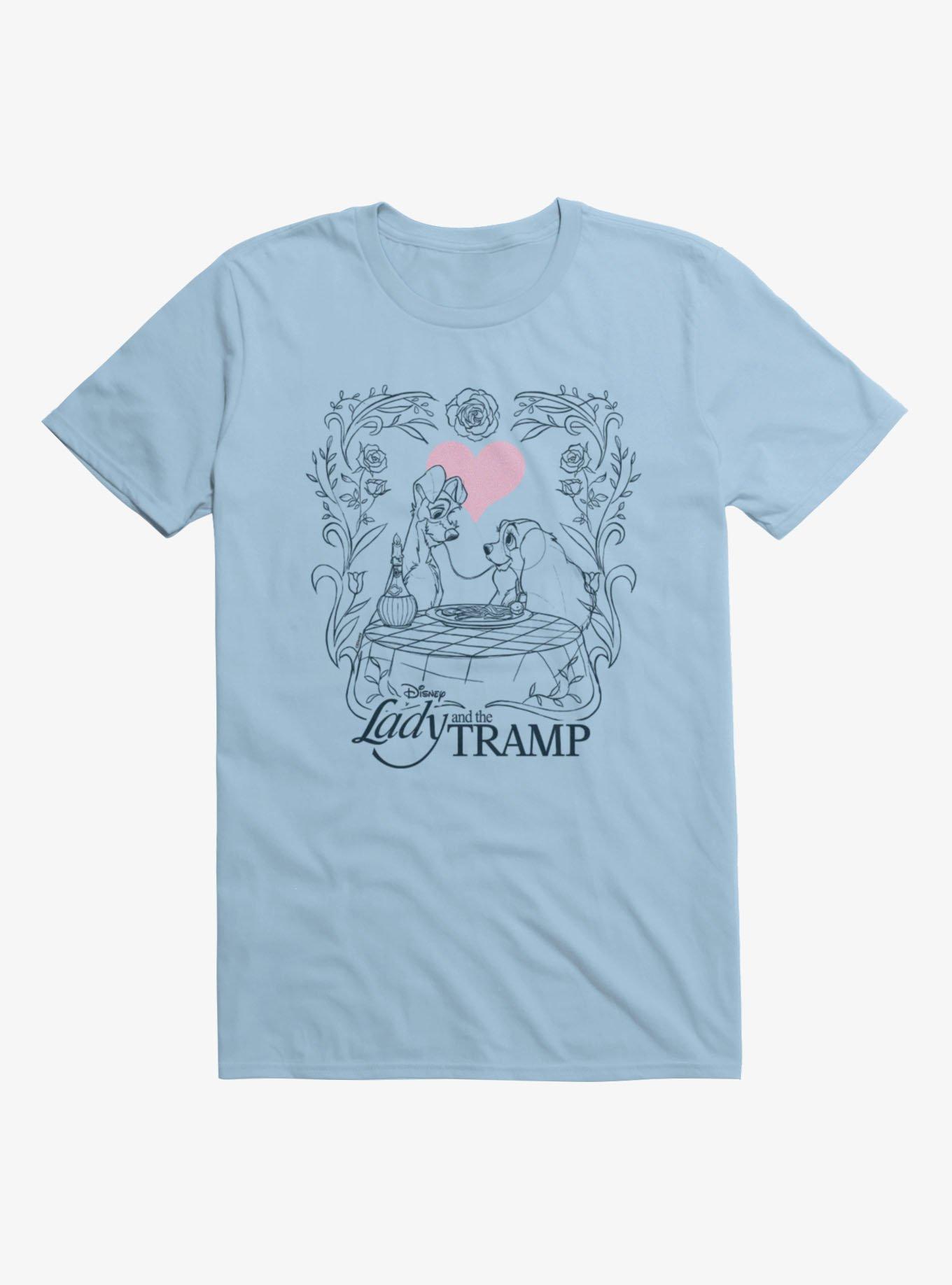 Disney Lady And The Tramp Love Spaghetti Night T-Shirt, , hi-res