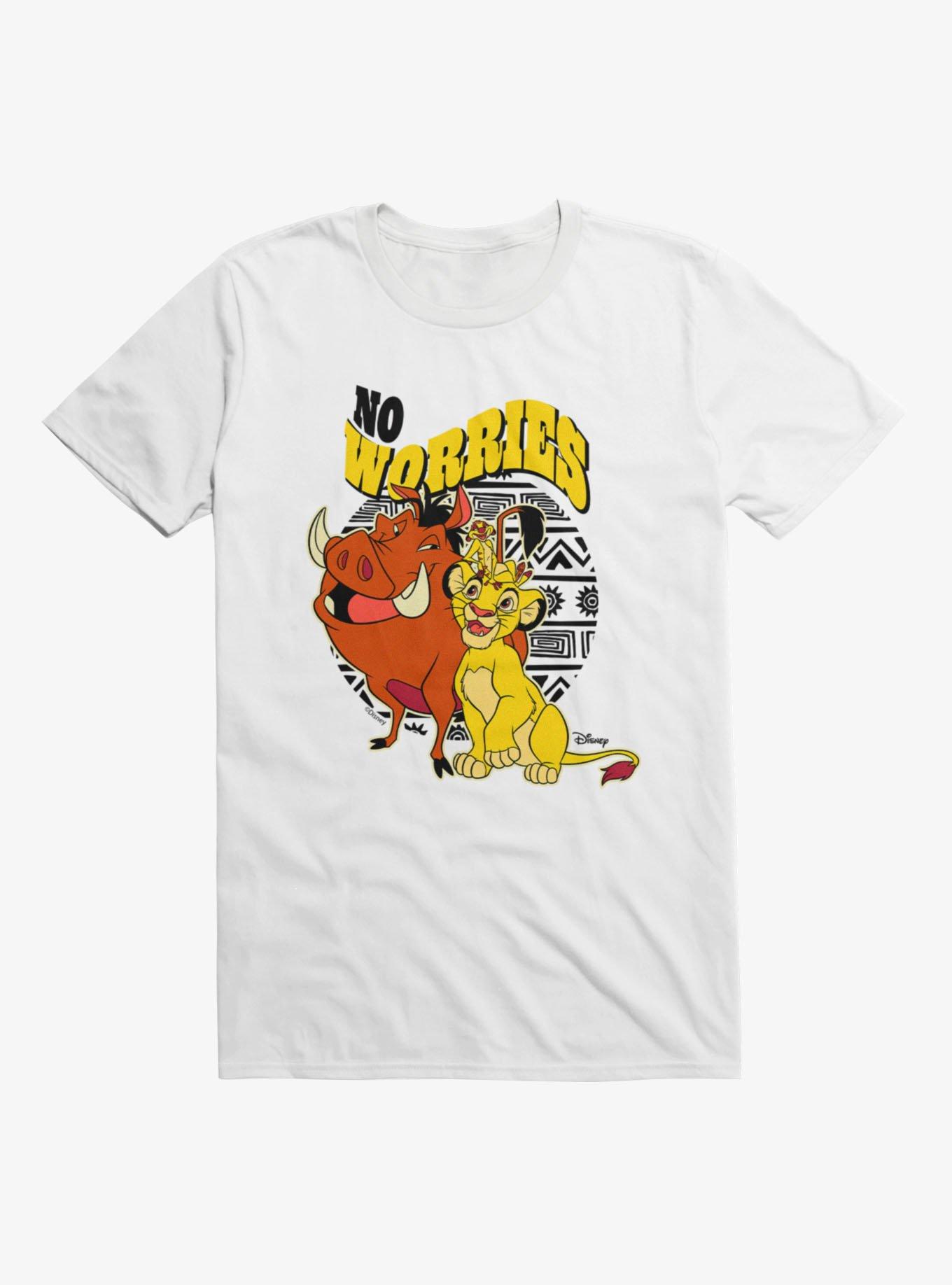 Disney Lion King No Worries Group Tribal Circle T-Shirt, , hi-res