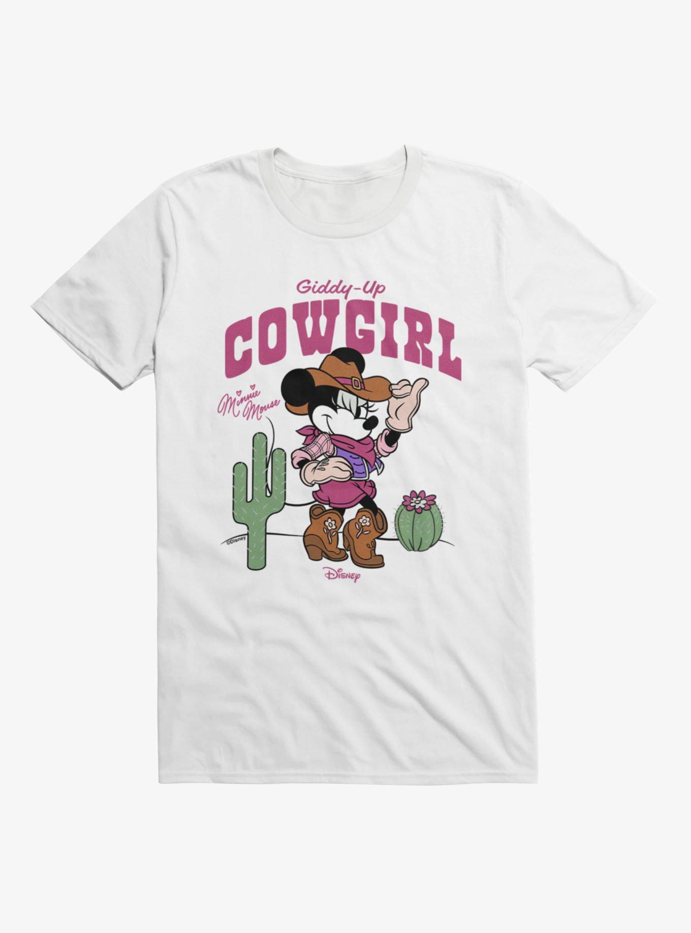 Disney Minnie Mouse Giddy Up Cowgirl T-Shirt, , hi-res