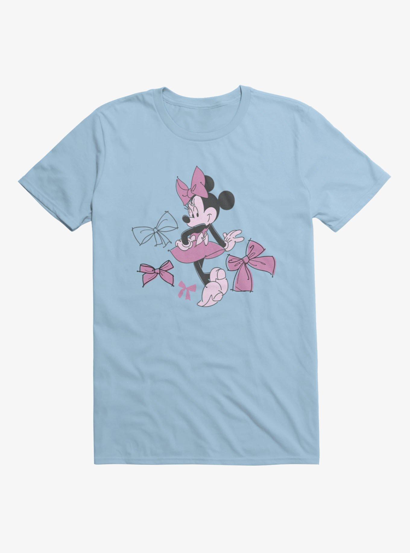 Disney Minnie Mouse Bows Of Fashion Sketch T-Shirt, , hi-res