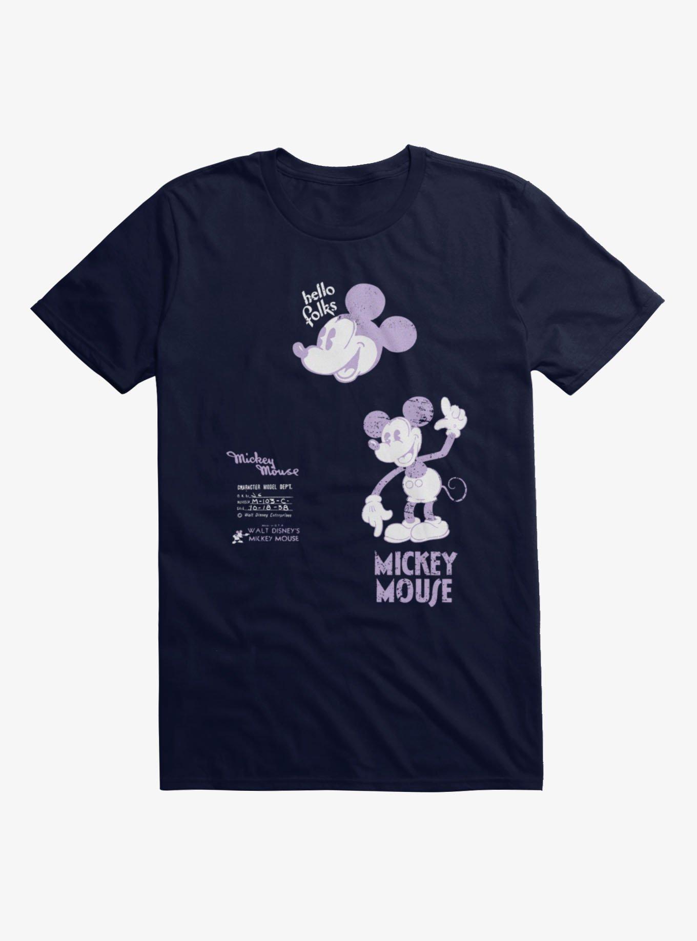 Disney Mickey Mouse Character Model 1938 Sketch T-Shirt, , hi-res