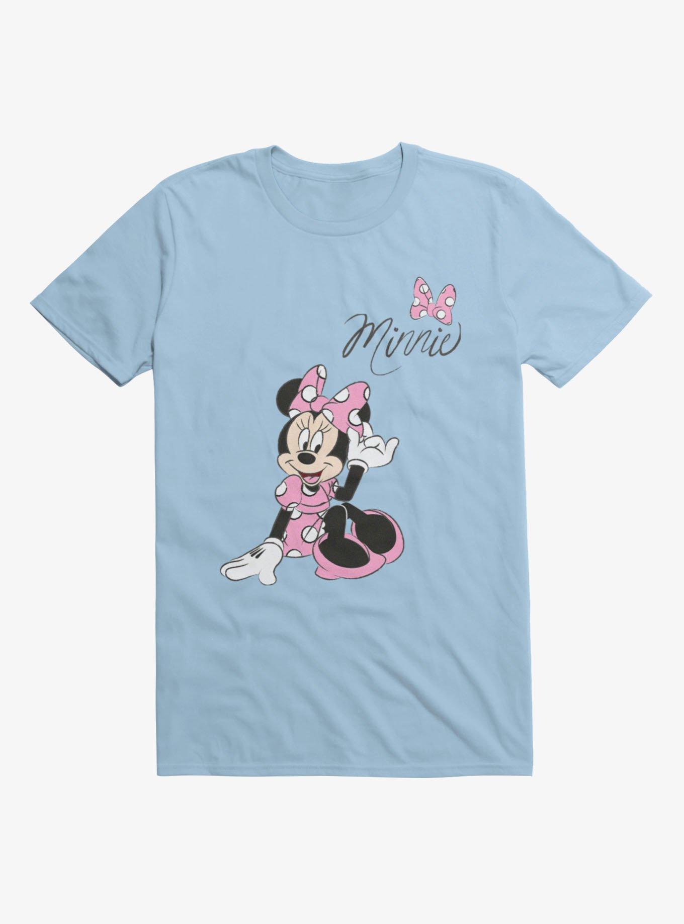 Disney Minnie Mouse Pink Dress Polka Dots T-Shirt, , hi-res