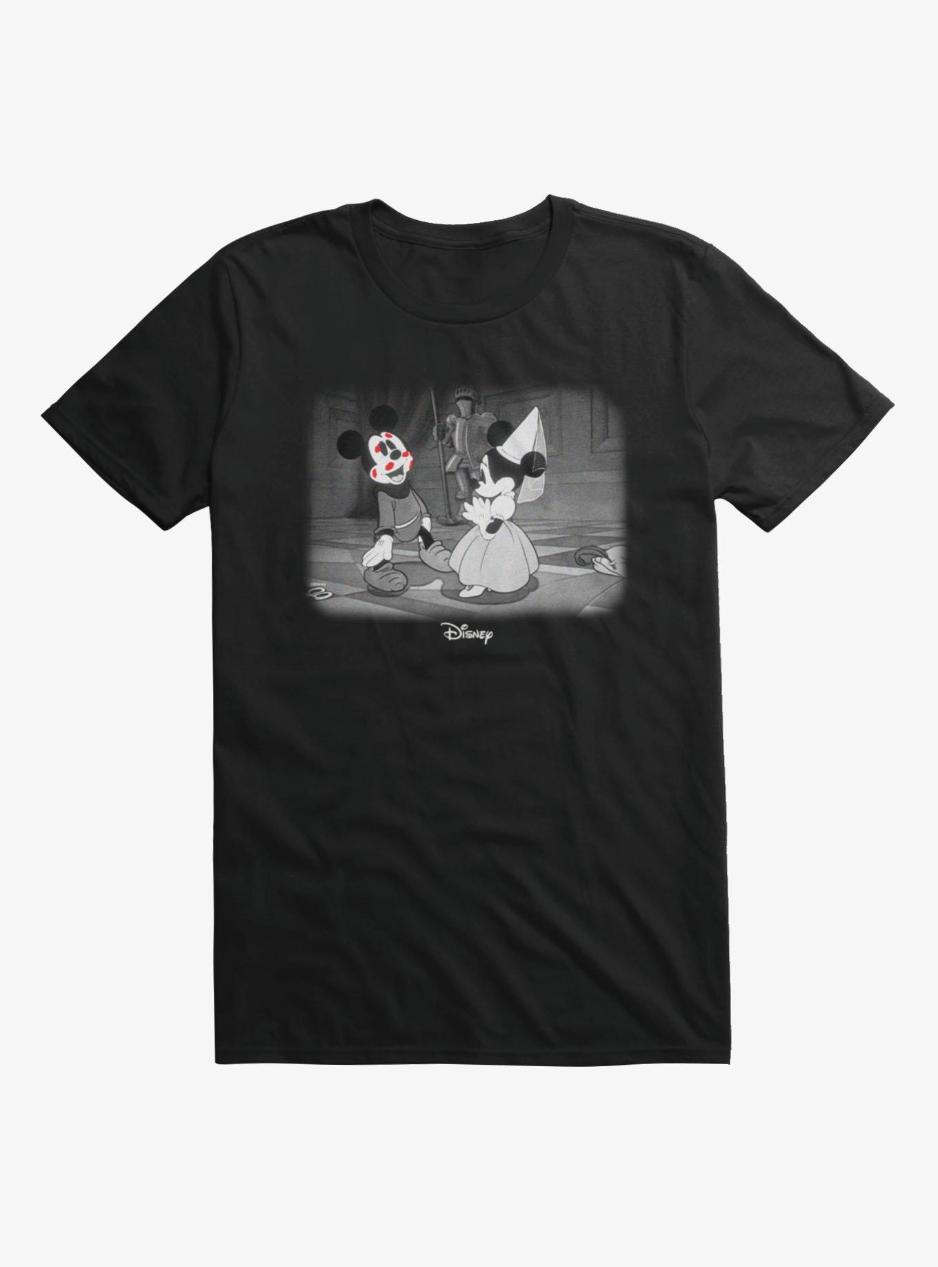 Disney Mickey Mouse Black And White Kiss Pop Minnie T-Shirt, , hi-res